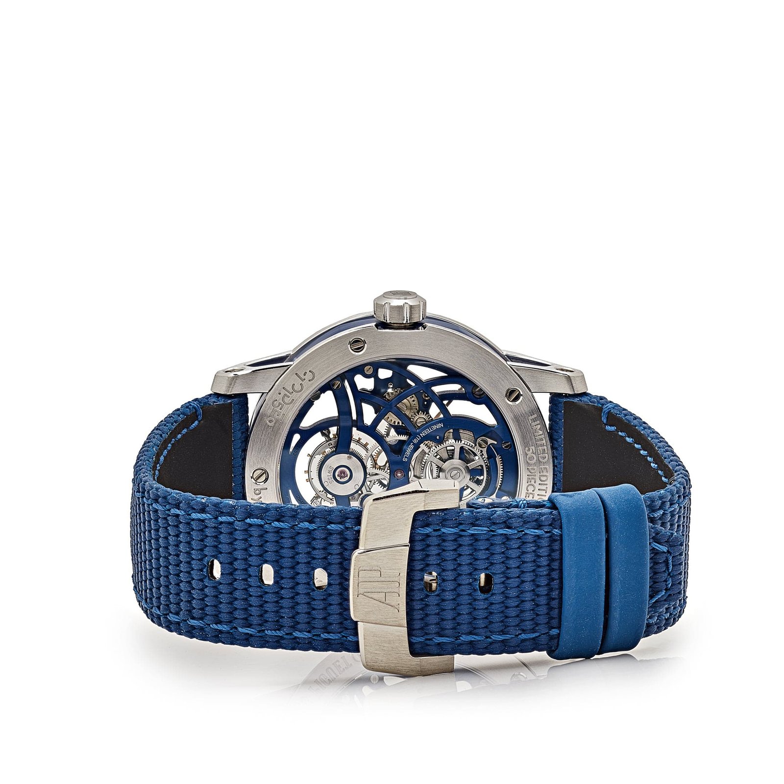 Code 11.59 Tourbillon Openworked White Gold Blue Ceramic Limited Edition 5 Code 11.59 Tourbillon Openworked White Gold Blue Ceramic Limited Edition - Image 5