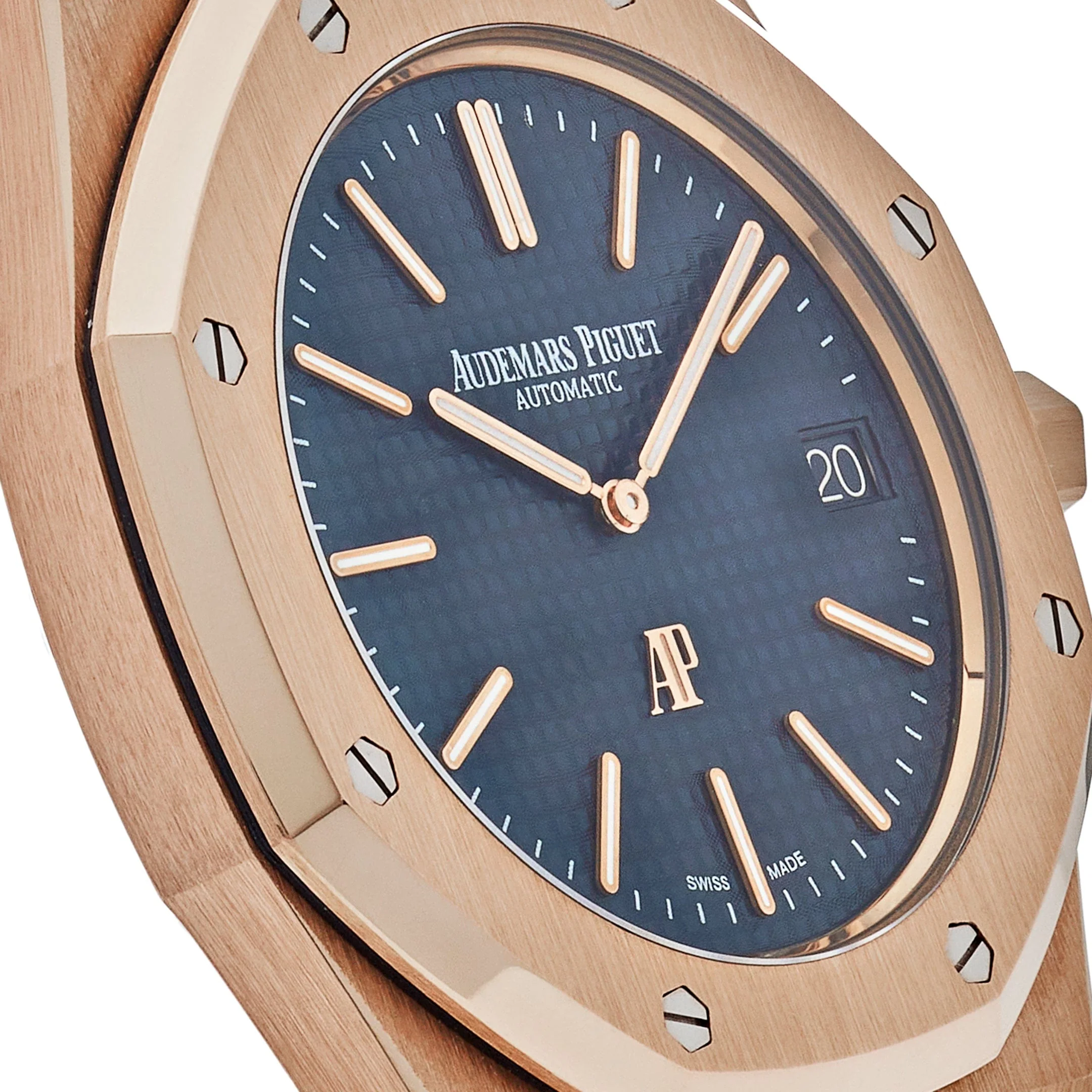 Royal Oak 'Jumbo' Extra-Thin Rose Gold Blue Dial 4 Royal Oak 'Jumbo' Extra-Thin Rose Gold Blue Dial - Image 4