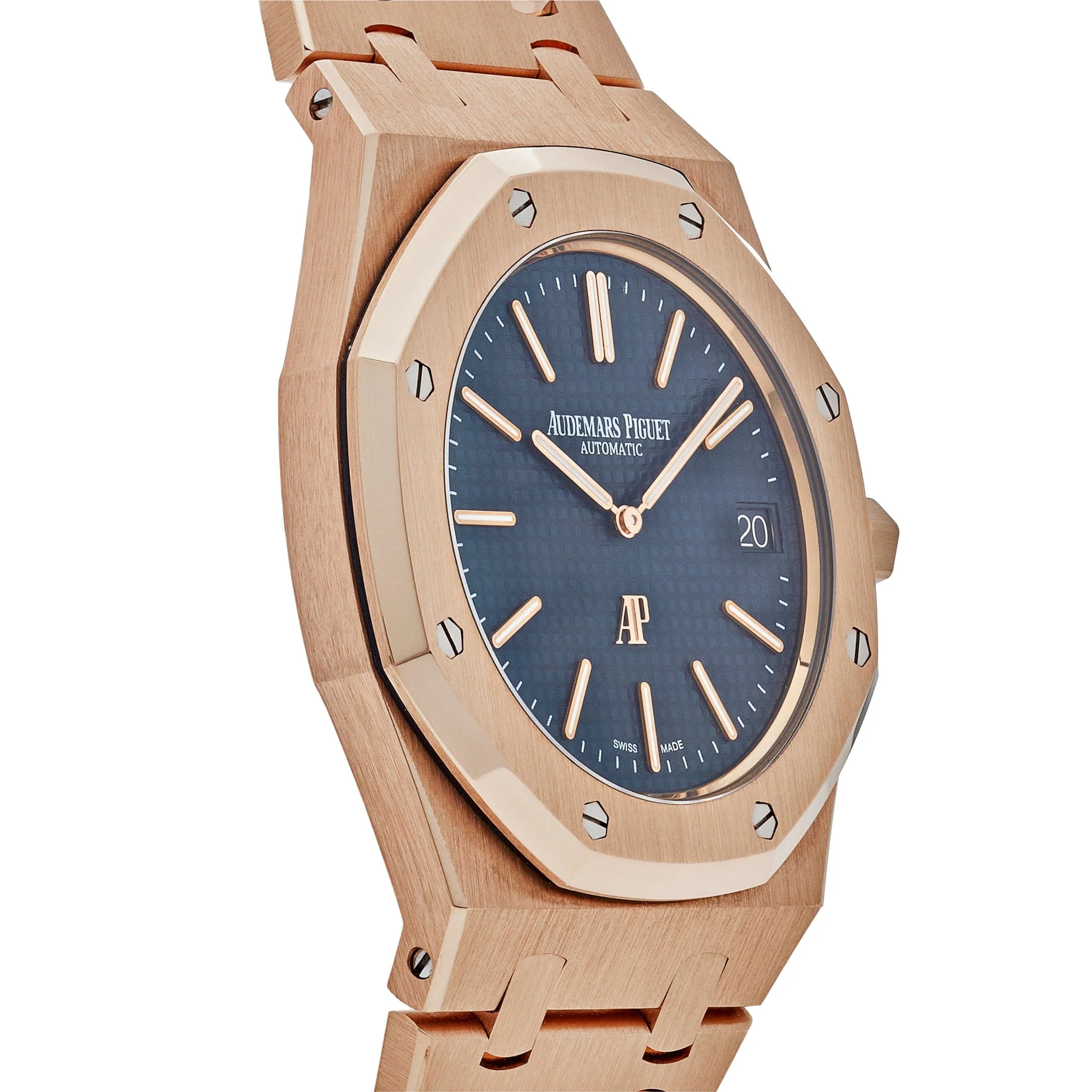 Royal Oak 'Jumbo' Extra-Thin Rose Gold Blue Dial 6 Royal Oak 'Jumbo' Extra-Thin Rose Gold Blue Dial - Image 6