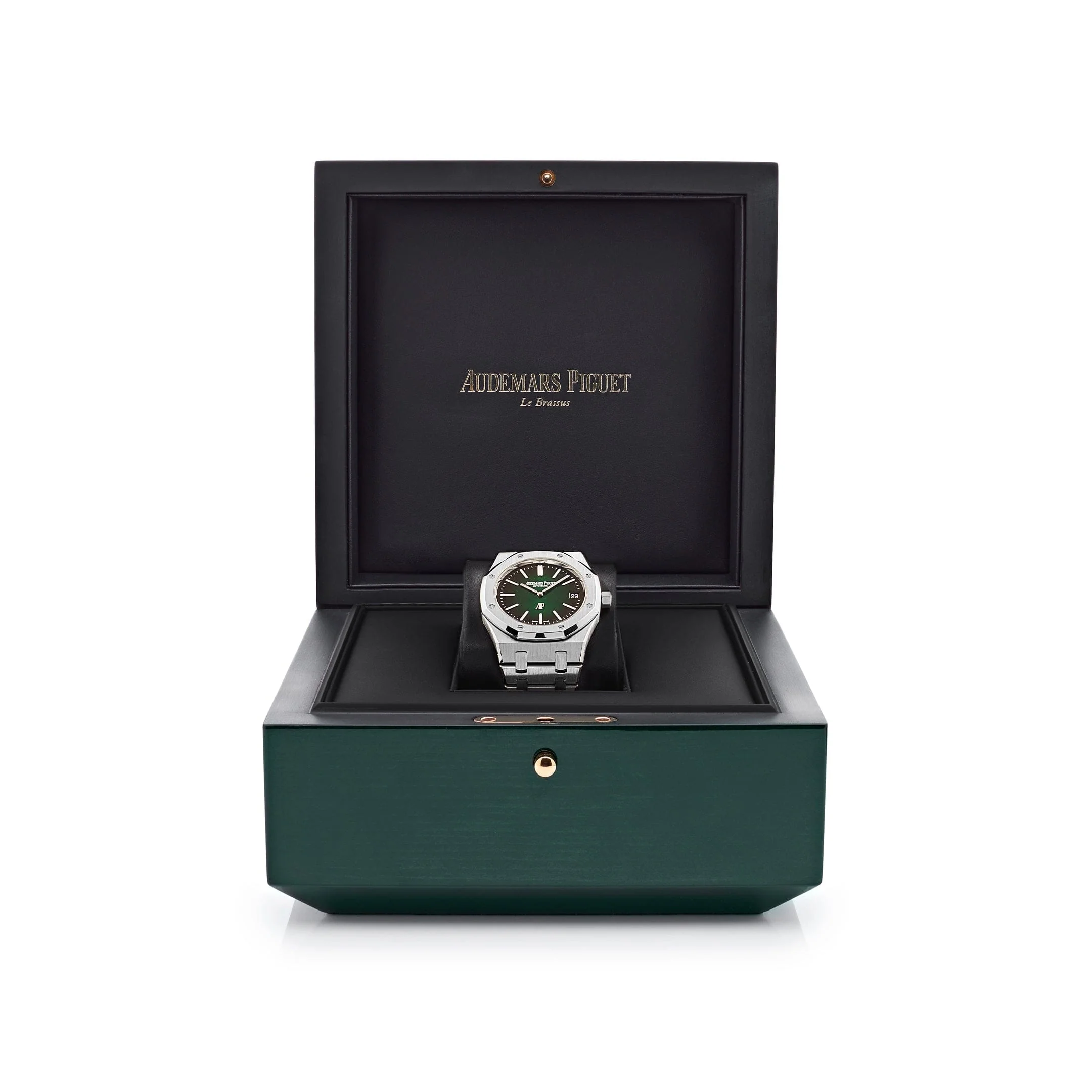 Royal Oak 'Jumbo' Extra-Thin Platinum Green Dial 6 Royal Oak 'Jumbo' Extra-Thin Platinum Green Dial - Image 6