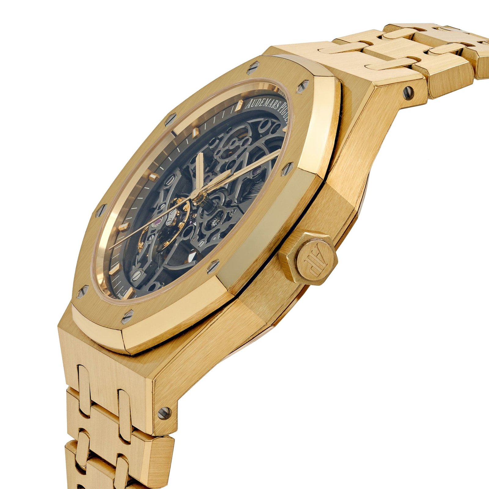 Royal Oak Double Balance Wheel Openworked Yellow Gold Dial 4 Royal Oak Double Balance Wheel Openworked Yellow Gold Dial - Image 4