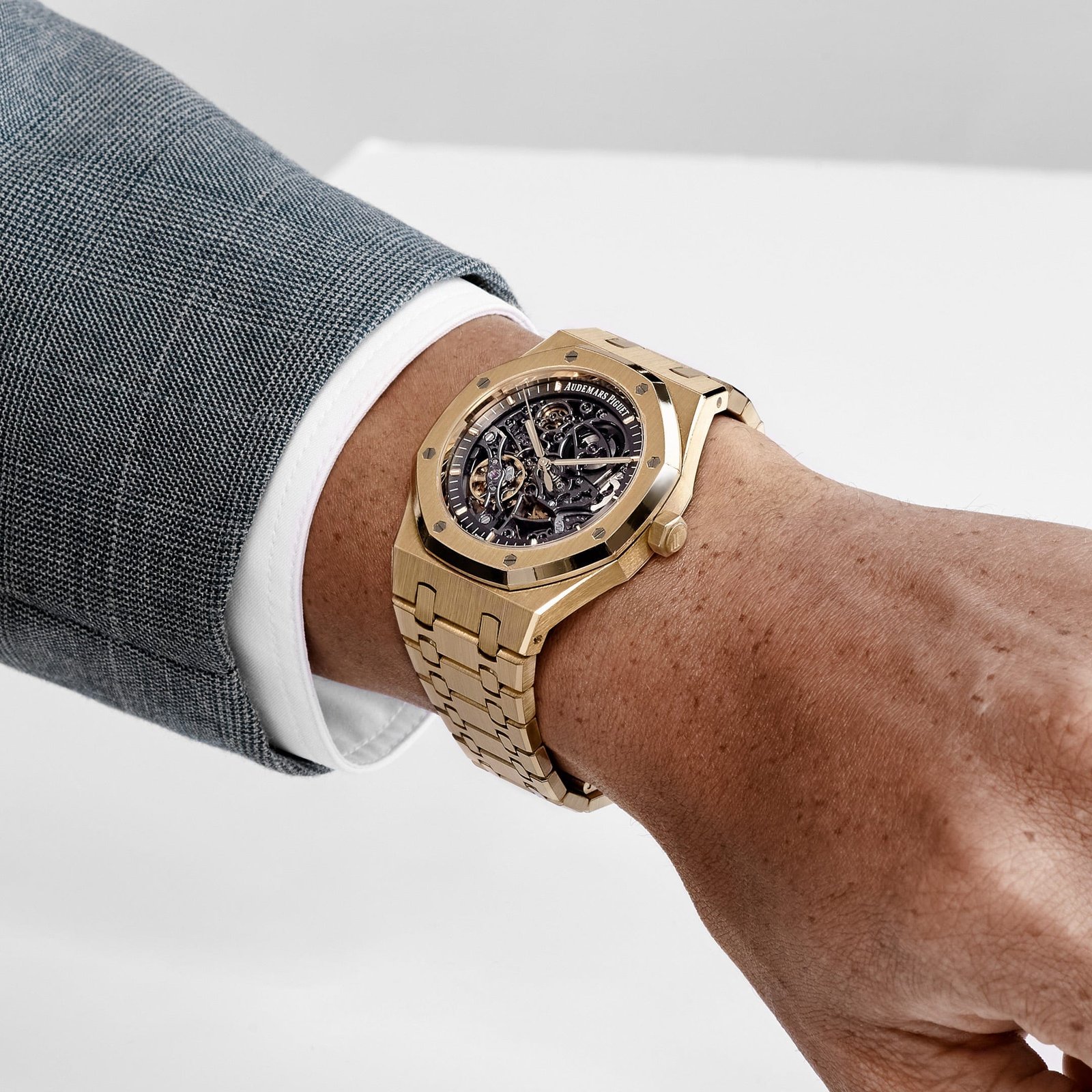 Royal Oak Double Balance Wheel Openworked Yellow Gold Dial 7 Royal Oak Double Balance Wheel Openworked Yellow Gold Dial - Image 7