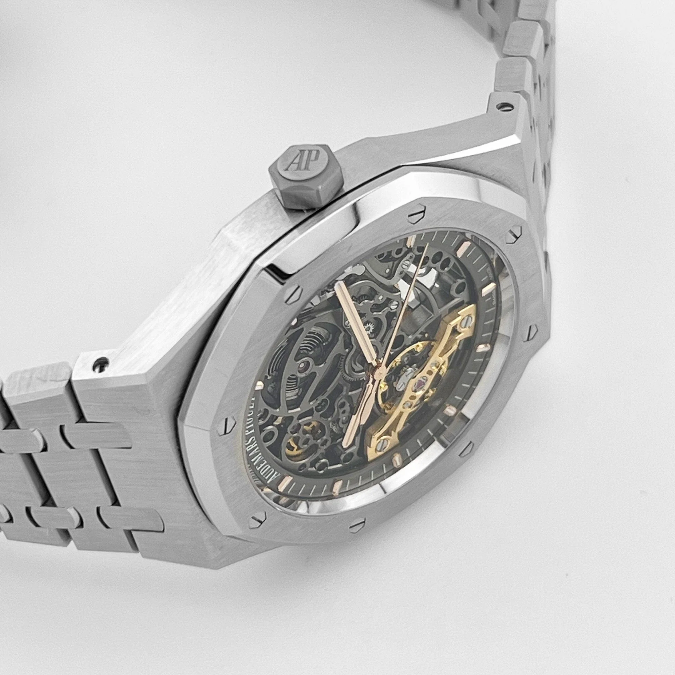 Royal Oak Double Balance Wheel Openworked Stainless Steel (2024) 9 Royal Oak Double Balance Wheel Openworked Stainless Steel (2024) - Image 9