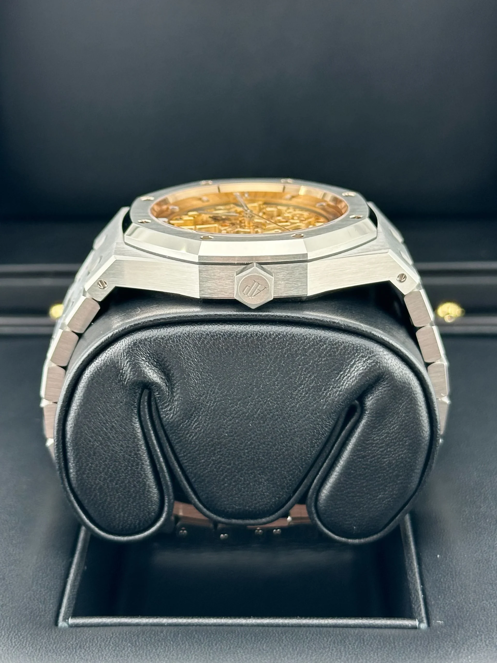Royal Oak Double Balance Wheel Openworked Steel Pink Gold Dial 5 Royal Oak Double Balance Wheel Openworked Steel Pink Gold Dial - Image 5