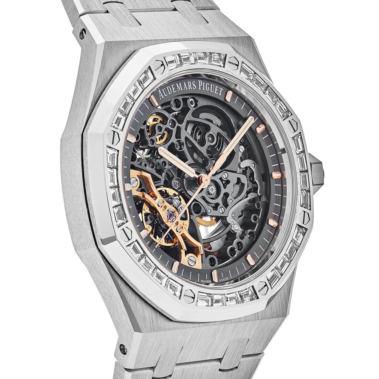 Royal Oak Double Balance Wheel Openworked Diamond Bezel 4 Royal Oak Double Balance Wheel Openworked Diamond Bezel - Image 4