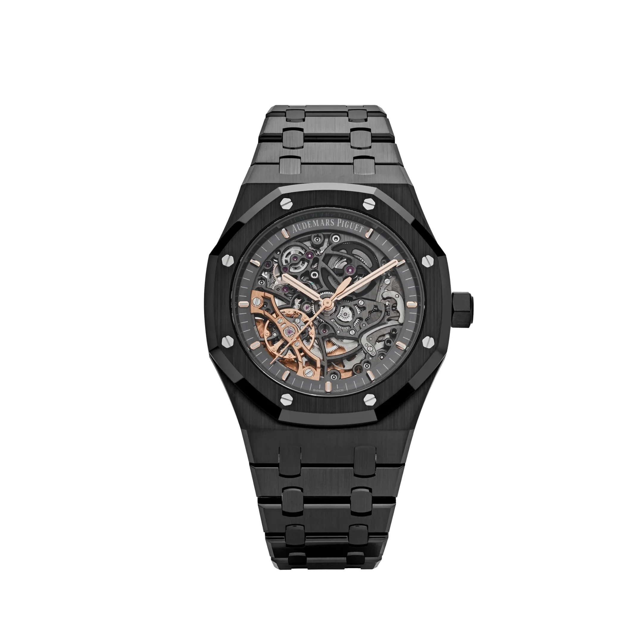 Royal Oak Double Balance Wheel Openworked Black Ceramic