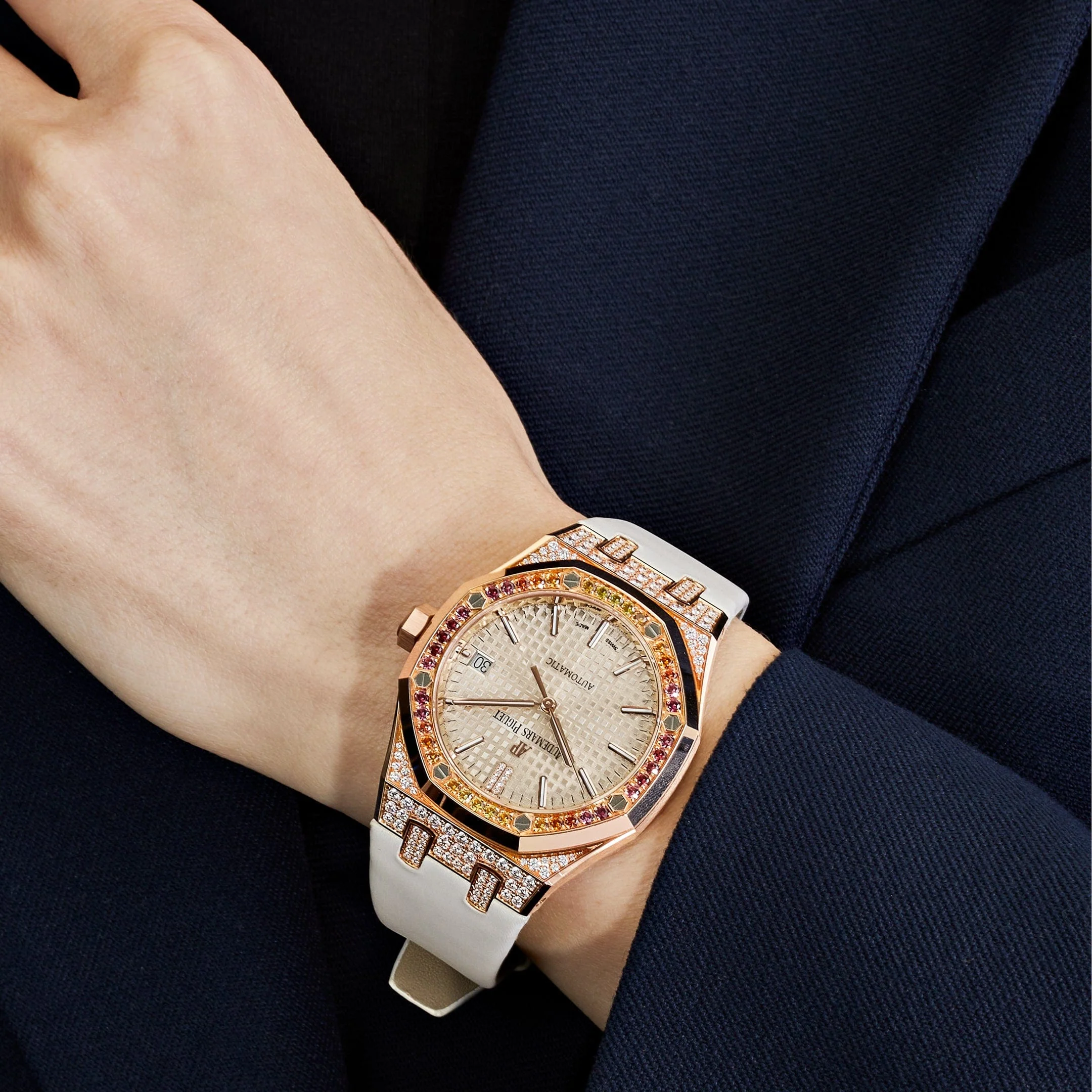 Royal Oak Rose Gold and Diamonds 2 Royal Oak Rose Gold and Diamonds - Image 2