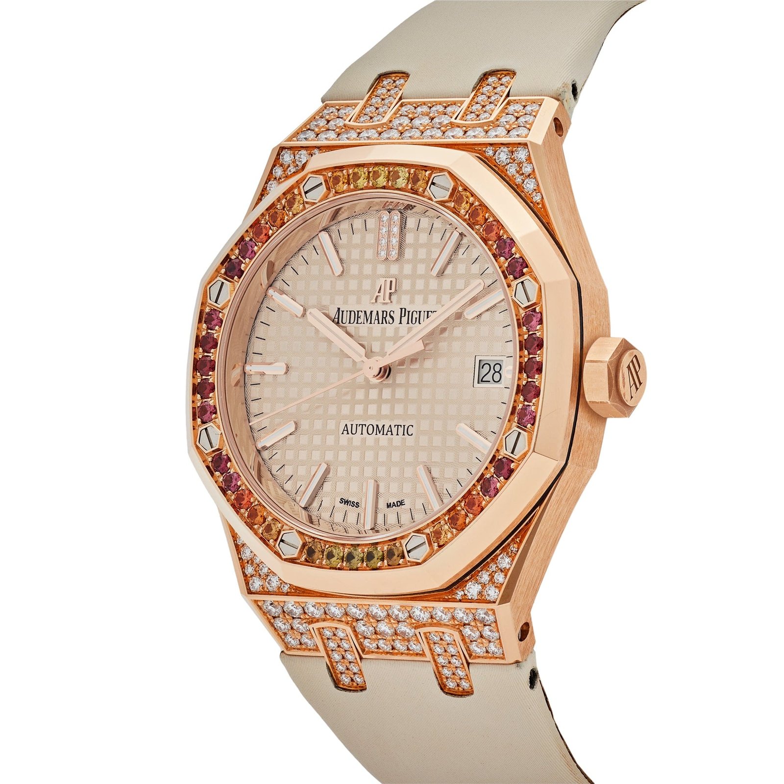 Royal Oak Rose Gold and Diamonds 3 Royal Oak Rose Gold and Diamonds - Image 3