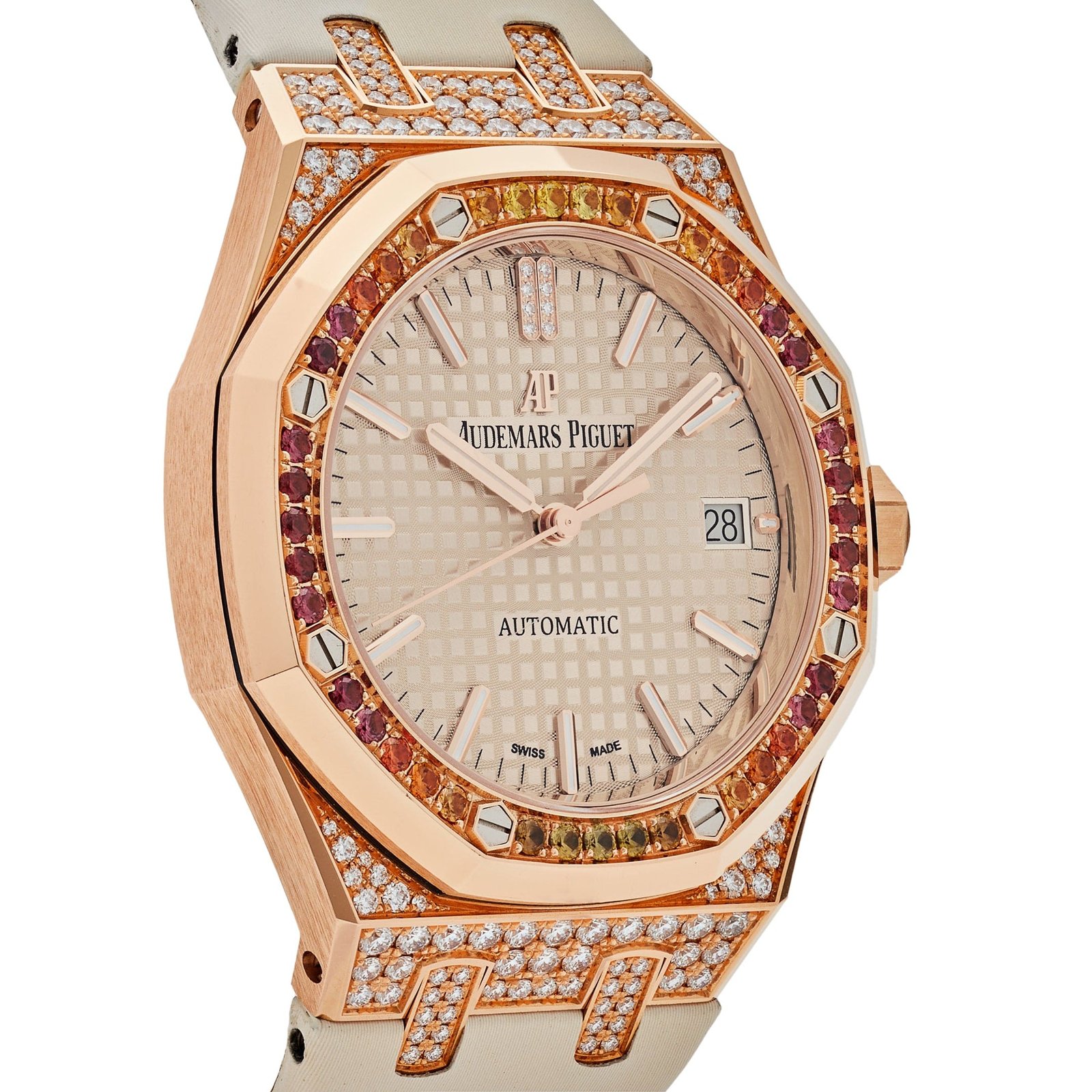 Royal Oak Rose Gold and Diamonds 4 Royal Oak Rose Gold and Diamonds - Image 4