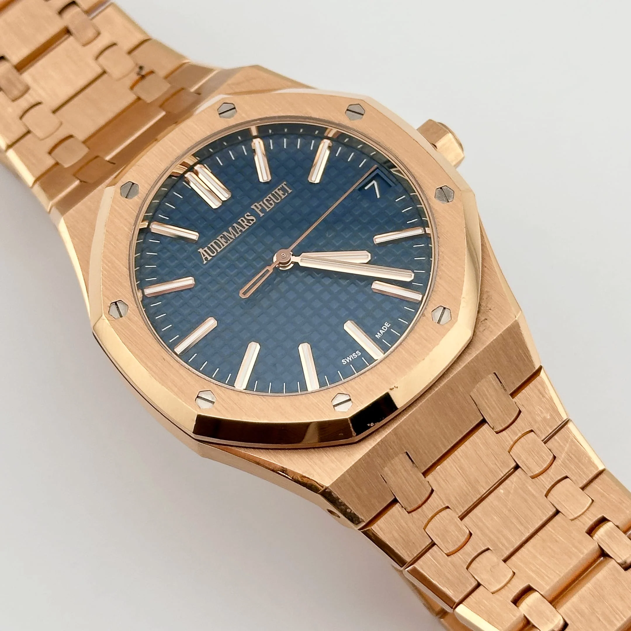 Royal Oak Rose Gold Blue Dial (2023) 10 Royal Oak Rose Gold Blue Dial (2023) - Image 10