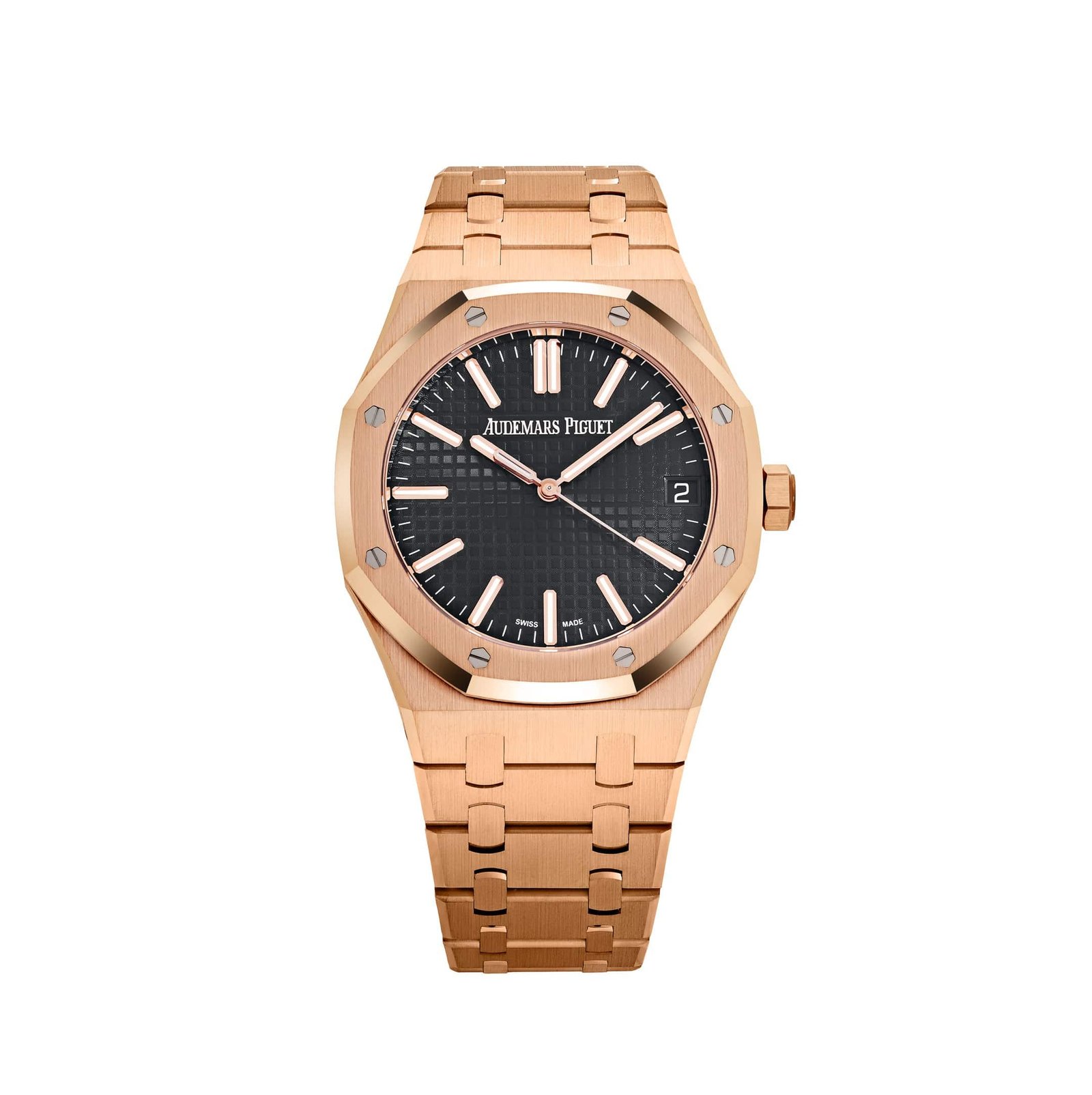 Royal Oak Rose Gold Black Dial