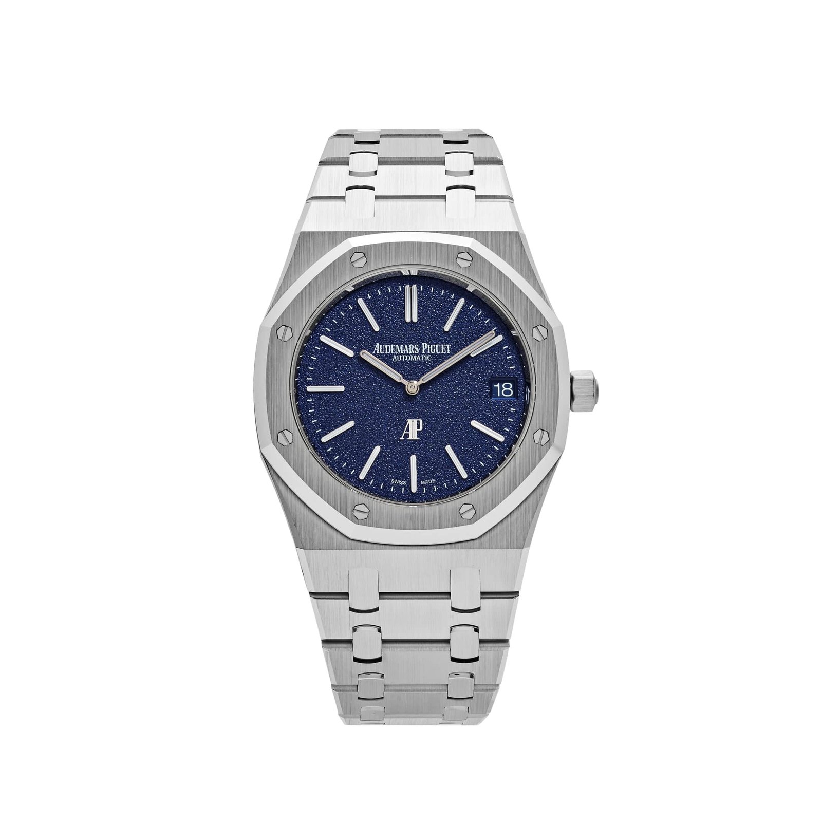 Royal Oak “Jumbo” Extra-Thin White Gold Blue Dial (2024)