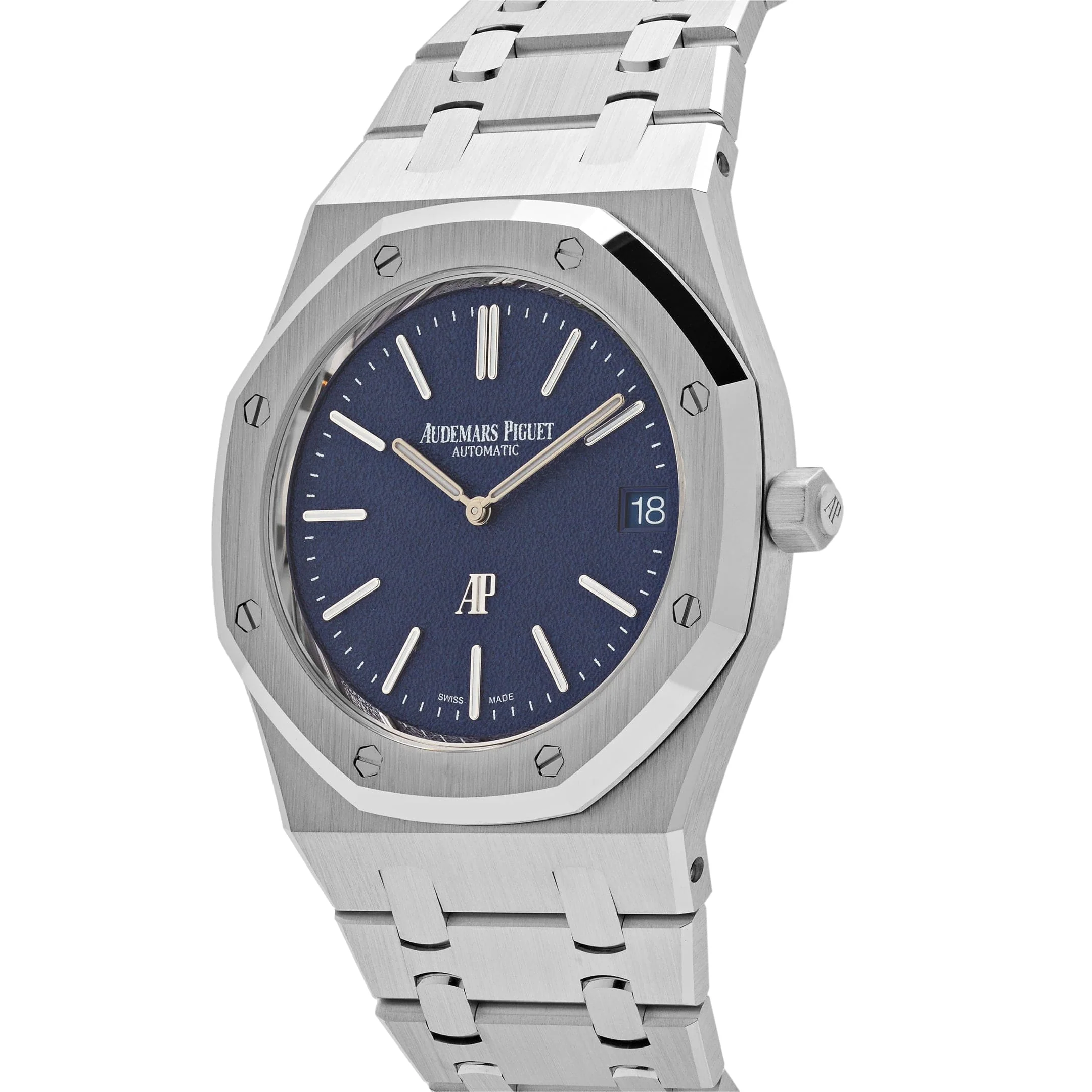 Royal Oak “Jumbo” Extra-Thin White Gold Blue Dial (2024) 7 Royal Oak “Jumbo” Extra-Thin White Gold Blue Dial (2024) - Image 7