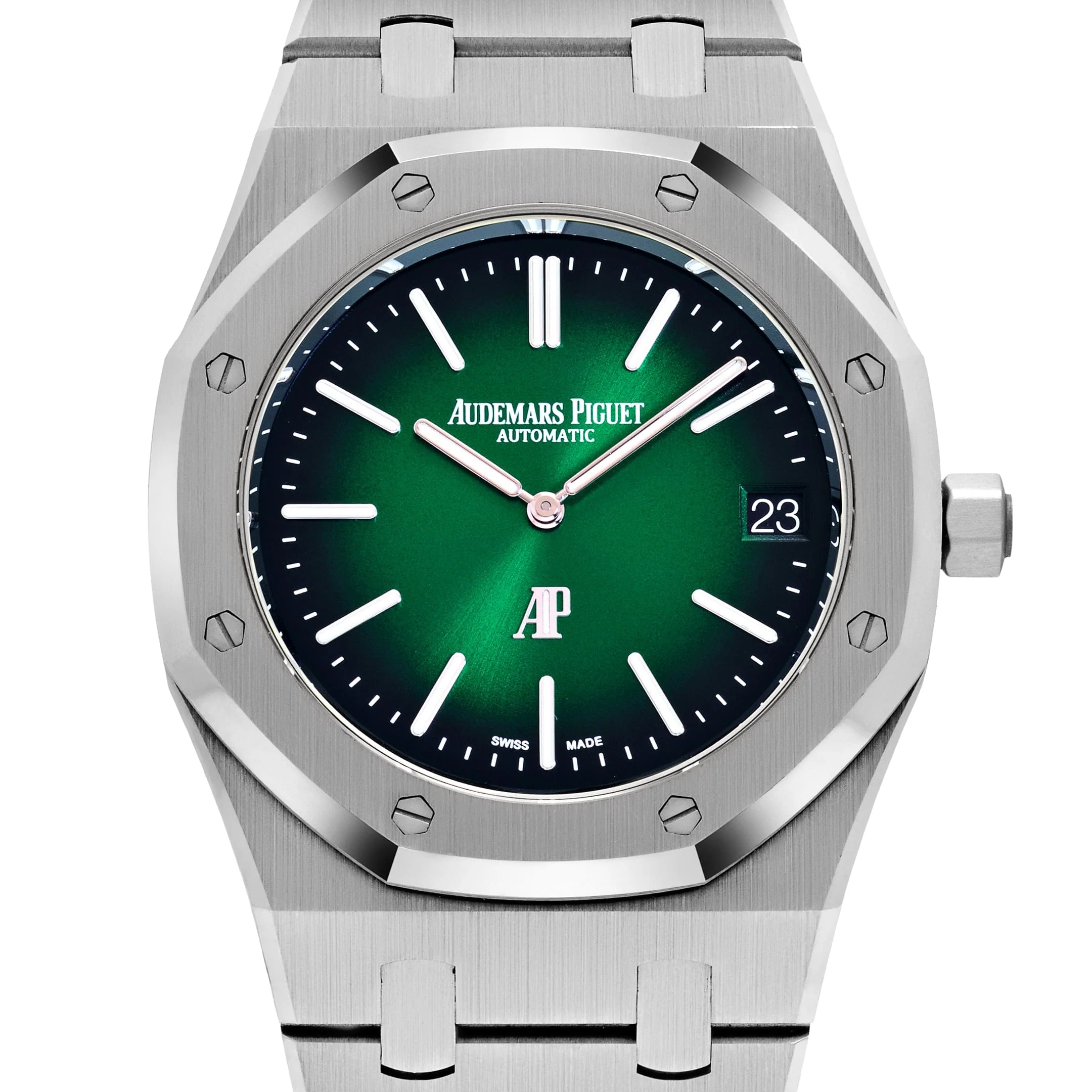 Royal Oak 'Jumbo' Extra-Thin '50th Anniversary' Green Dial 3 Royal Oak 'Jumbo' Extra-Thin '50th Anniversary' Green Dial - Image 3