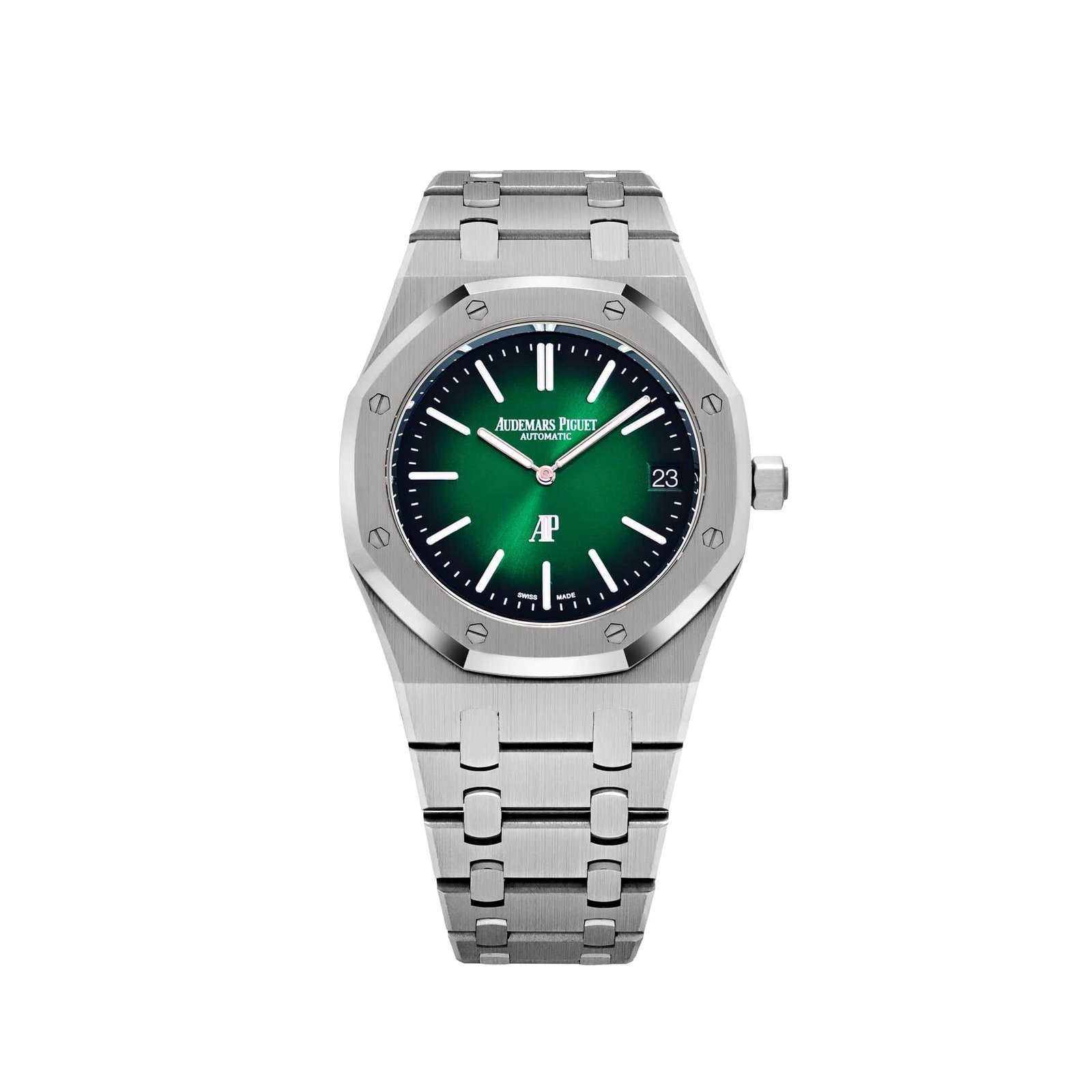 Royal Oak 'Jumbo' Extra-Thin '50th Anniversary' Green Dial