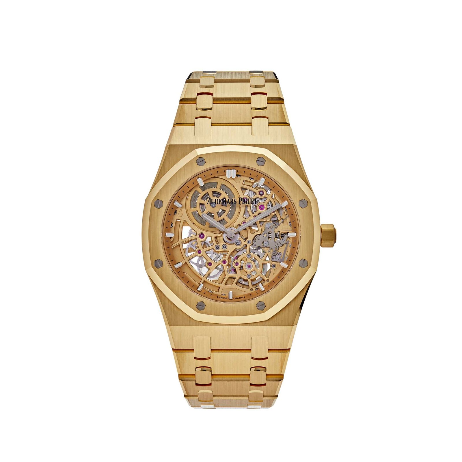 Royal Oak Jumbo Extra-Thin Yellow Gold Openworked (2024)