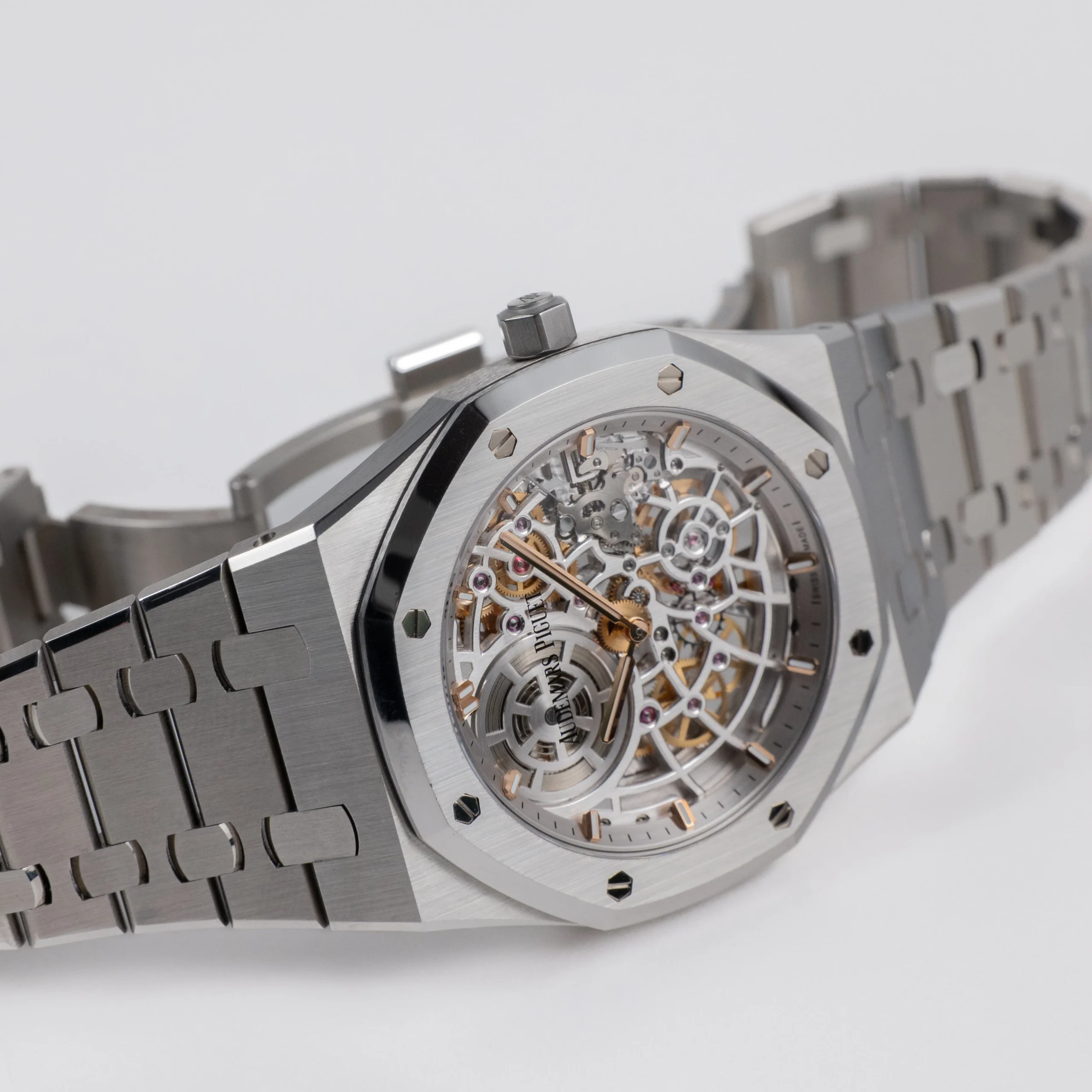 Royal Oak Jumbo Extra-Thin Openworked 50th Anniversary Stainless Steel 9 Royal Oak Jumbo Extra-Thin Openworked 50th Anniversary Stainless Steel - Image 9