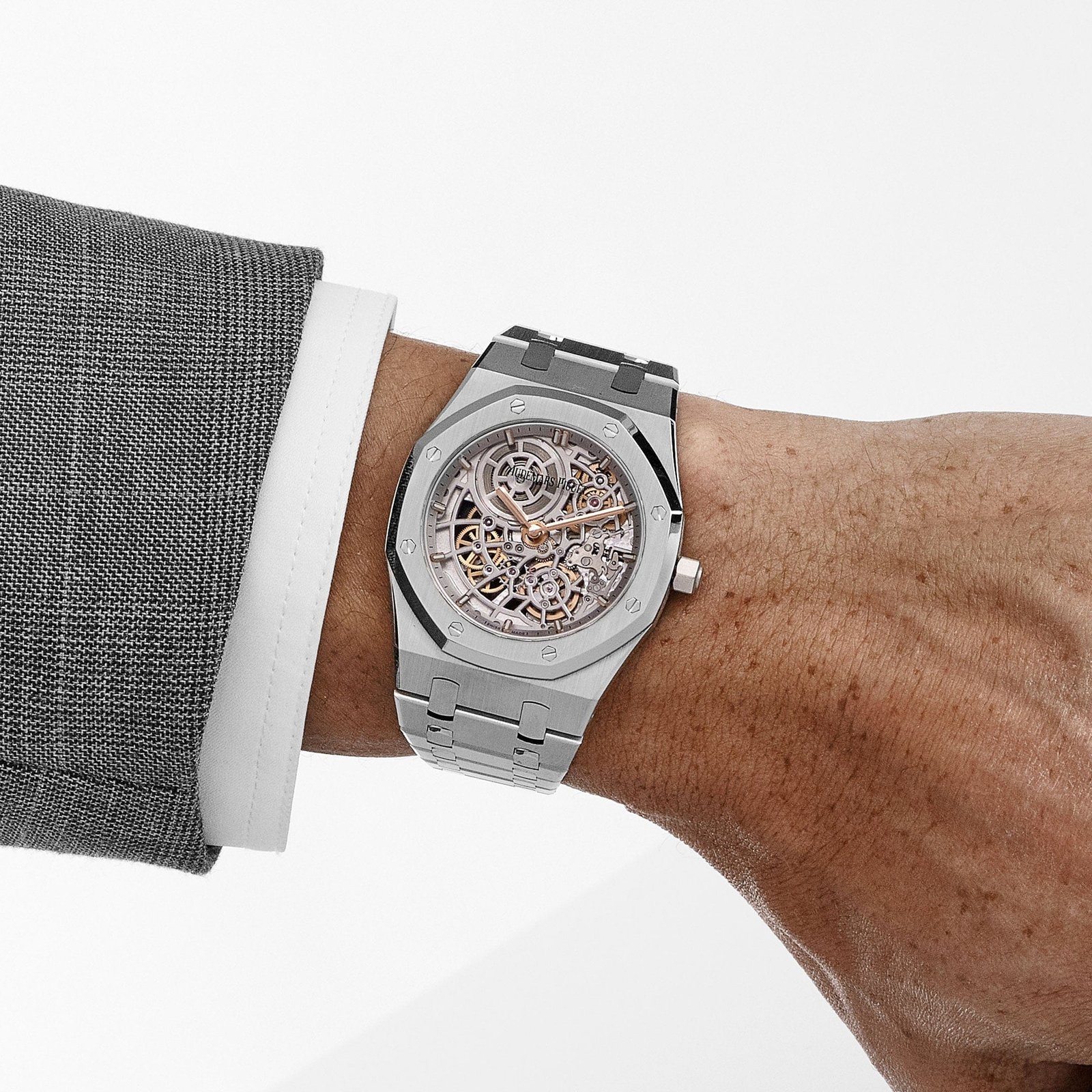 Royal Oak Jumbo Extra-Thin Openworked 50th Anniversary Stainless Steel 6 Royal Oak Jumbo Extra-Thin Openworked 50th Anniversary Stainless Steel - Image 6