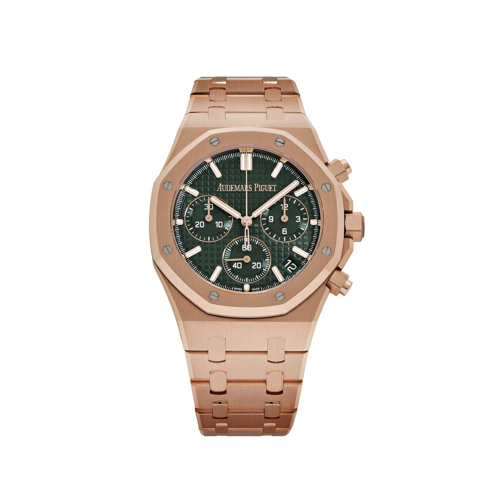 Royal Oak Chronograph Rose Gold Khaki Green Dial (2024)
