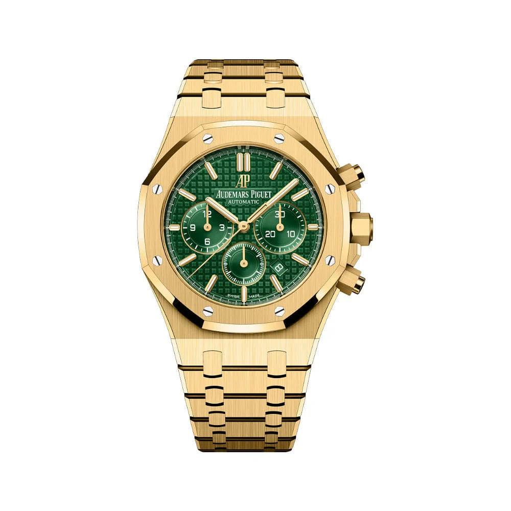 Royal Oak Chronograph Yellow Gold Green Dial Limited Edition
