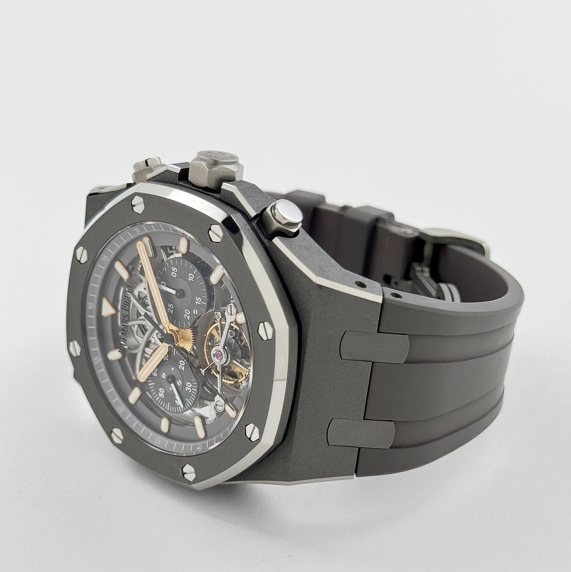 Royal Oak Tourbillon Chronograph Titanium Openworked Boutique Edition 7 Royal Oak Tourbillon Chronograph Titanium Openworked Boutique Edition - Image 7