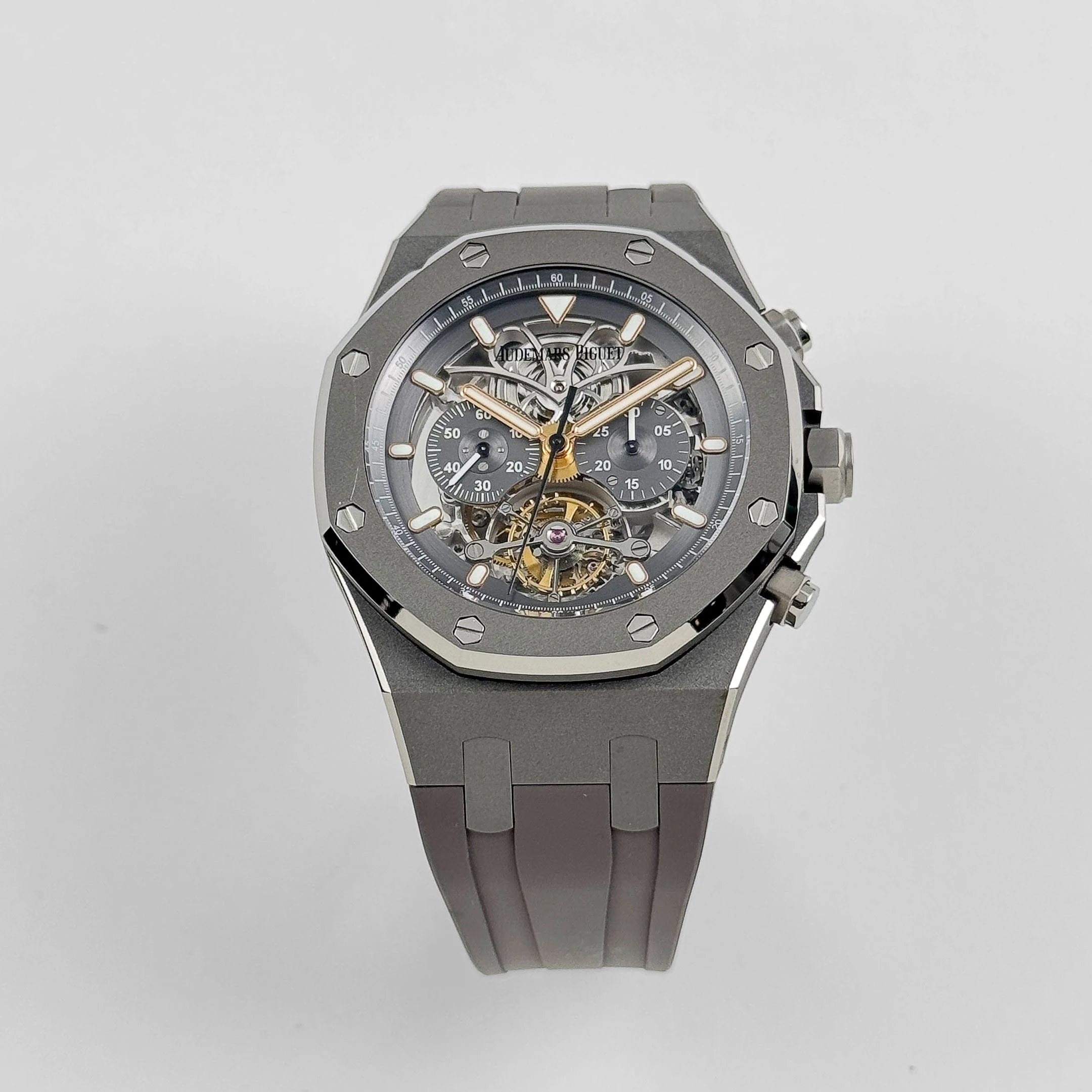 Royal Oak Tourbillon Chronograph Titanium Openworked Boutique Edition 8 Royal Oak Tourbillon Chronograph Titanium Openworked Boutique Edition - Image 8