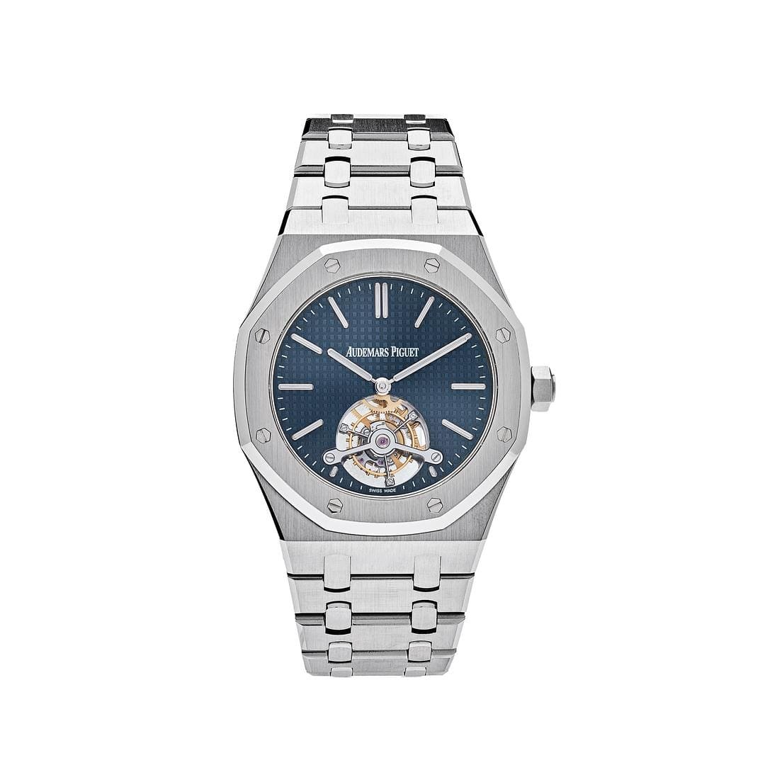 Royal Oak Tourbillon Extra-Thin Steel Blue Dial