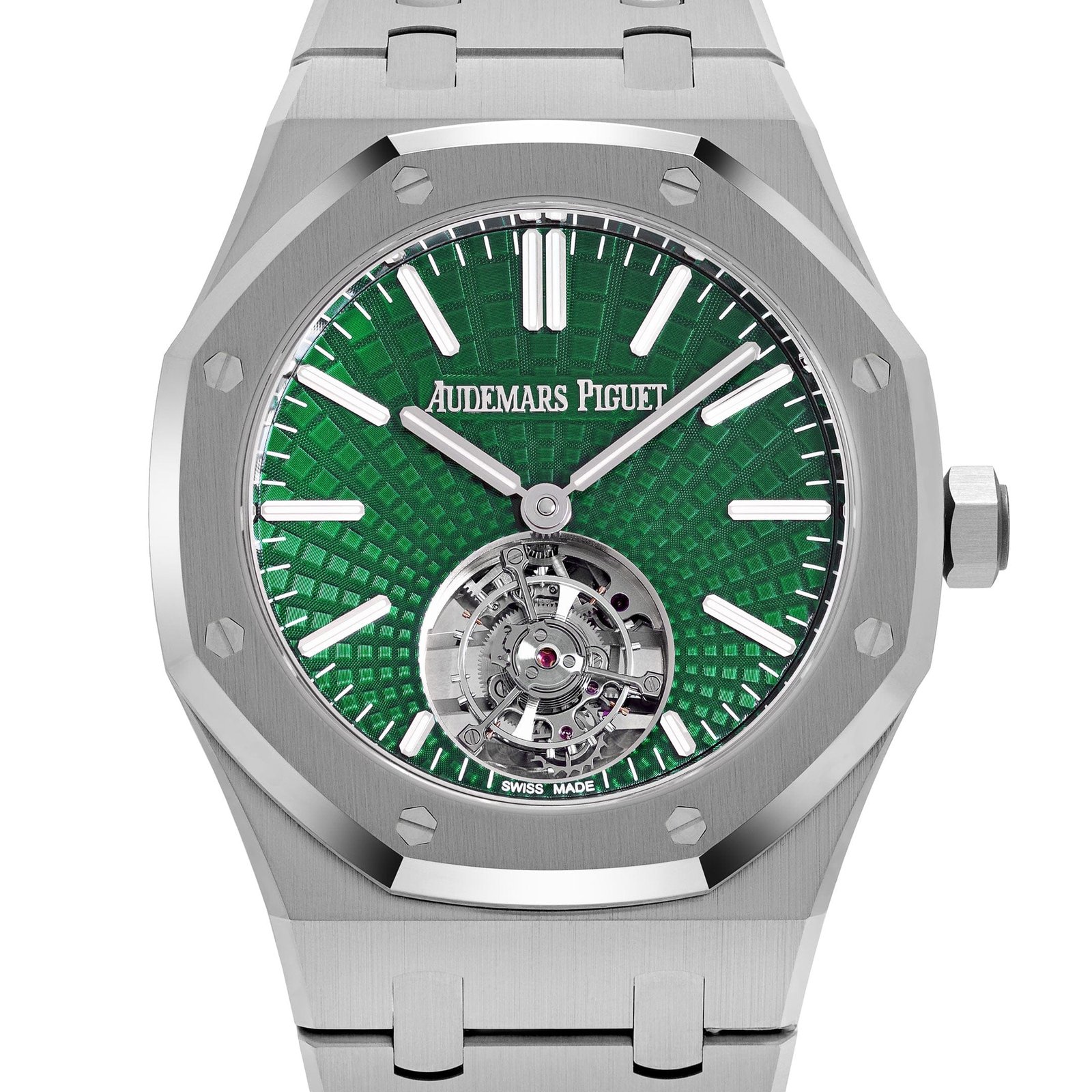 Royal Oak Flying Tourbillon Titanium Green Dial Limited Edition (2021) 2 Royal Oak Flying Tourbillon Titanium Green Dial Limited Edition (2021) - Image 2