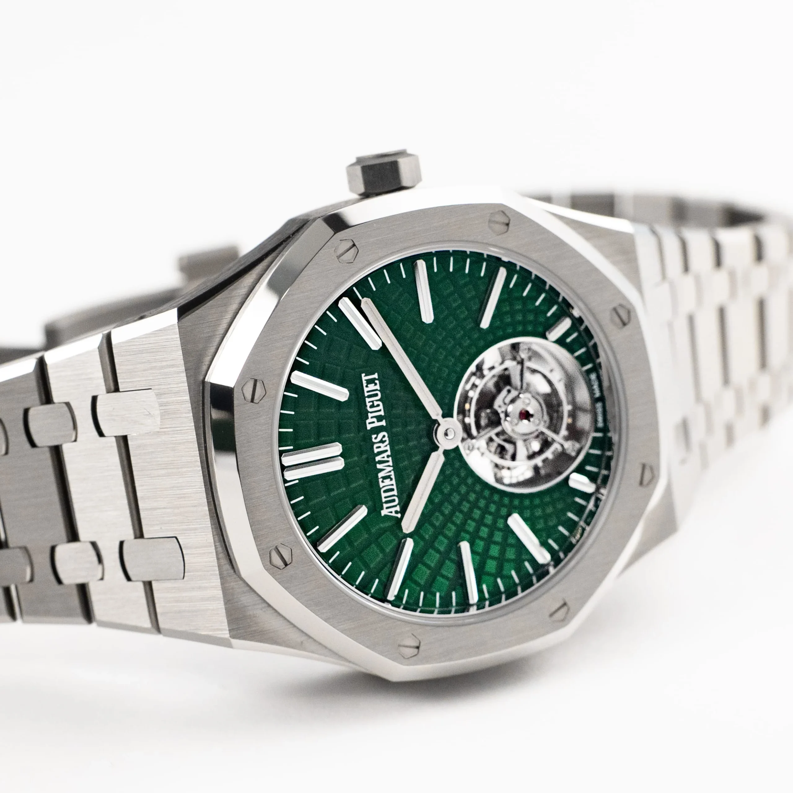 Royal Oak Flying Tourbillon Titanium Green Dial Limited Edition (2021) 6 Royal Oak Flying Tourbillon Titanium Green Dial Limited Edition (2021) - Image 6