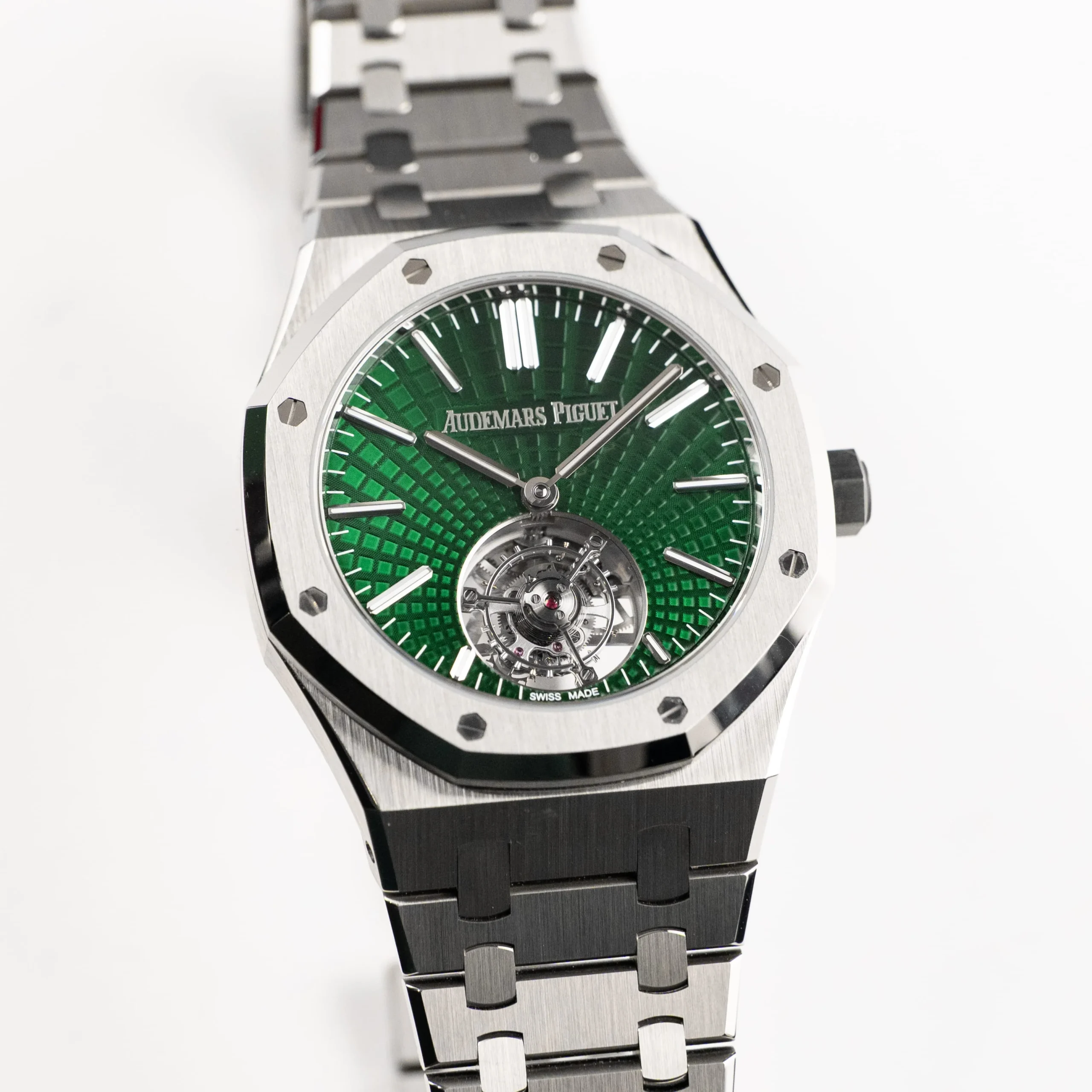 Royal Oak Flying Tourbillon Titanium Green Dial Limited Edition (2021) 12 Royal Oak Flying Tourbillon Titanium Green Dial Limited Edition (2021) - Image 12