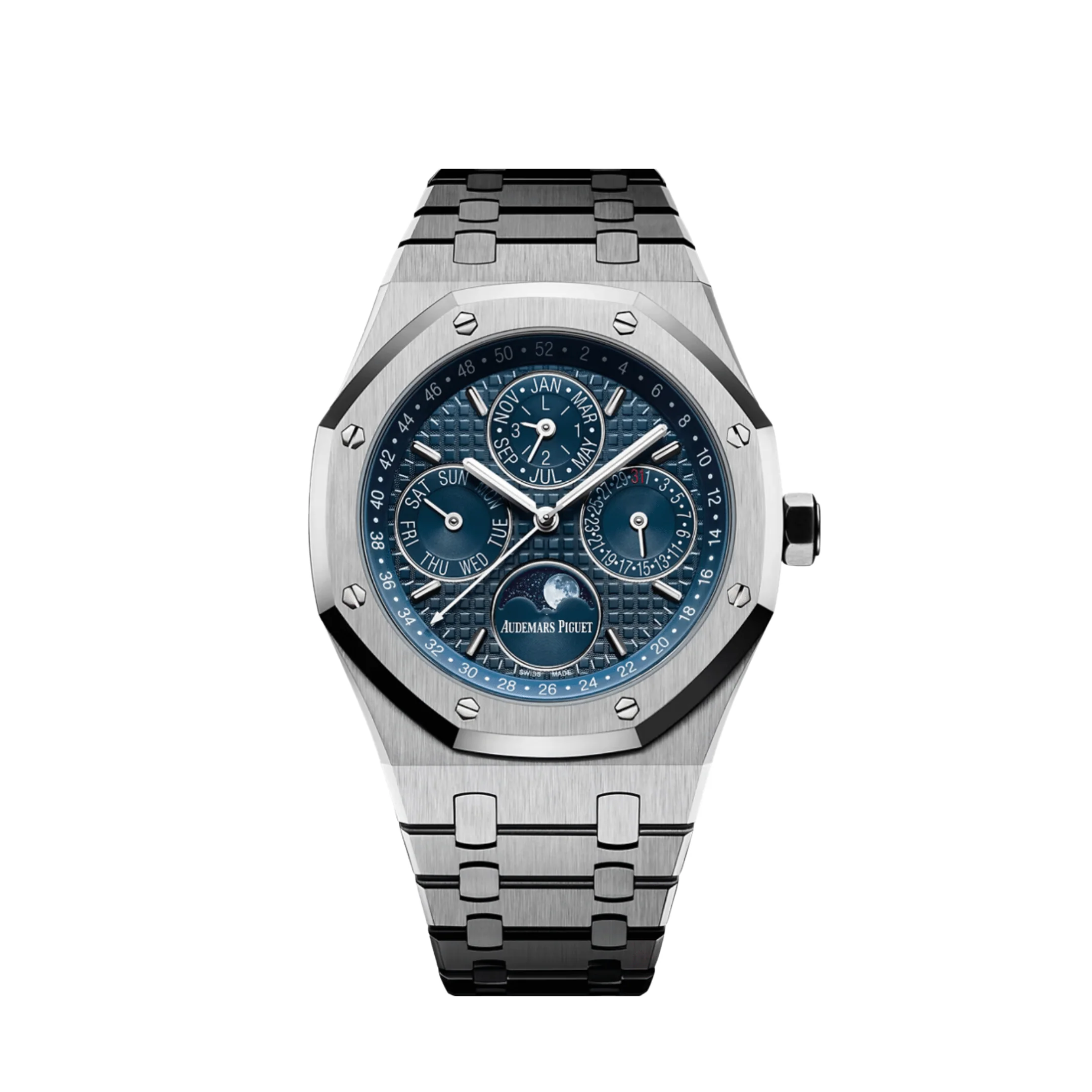 Royal Oak Perpetual Calendar Stainless Steel Dark Blue Dial