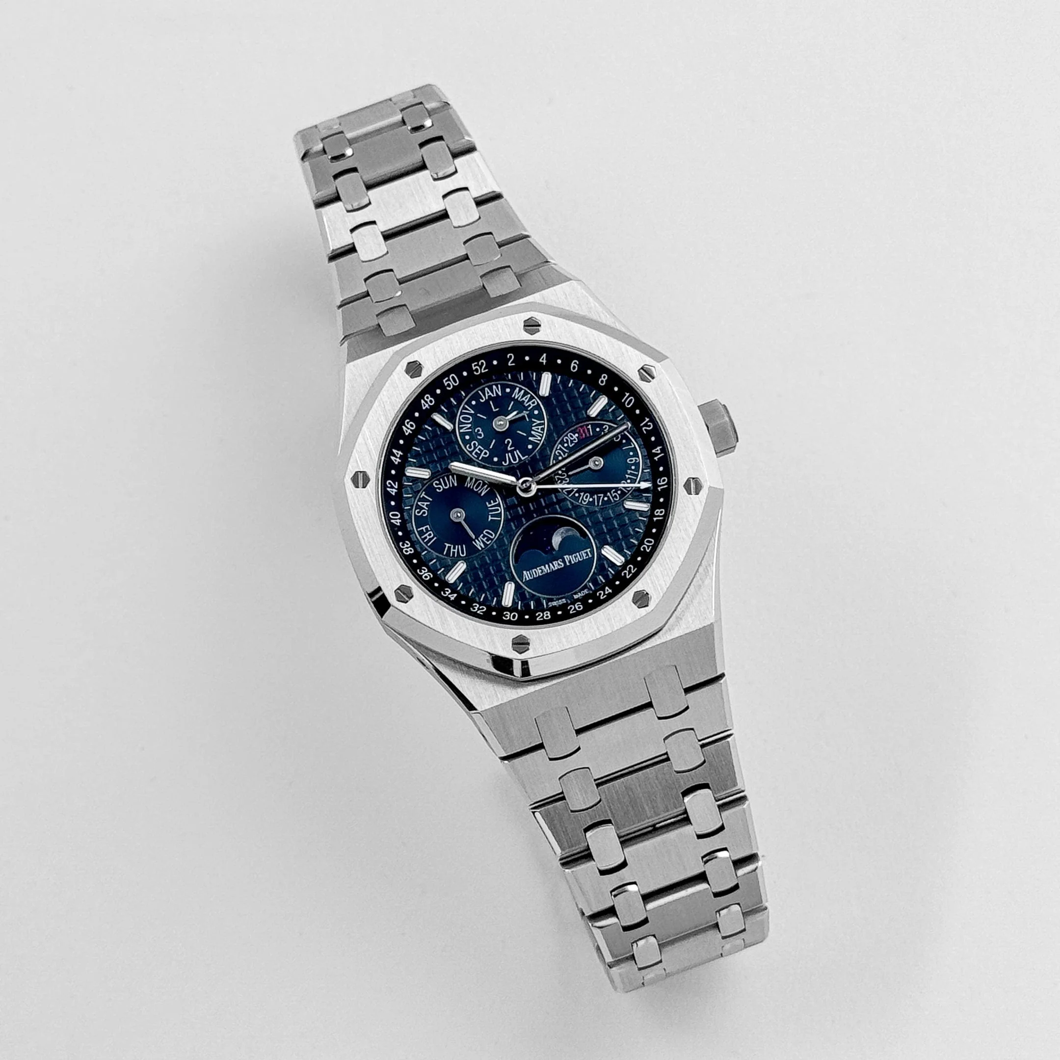 Royal Oak Perpetual Calendar Stainless Steel Dark Blue Dial 2 Royal Oak Perpetual Calendar Stainless Steel Dark Blue Dial - Image 2