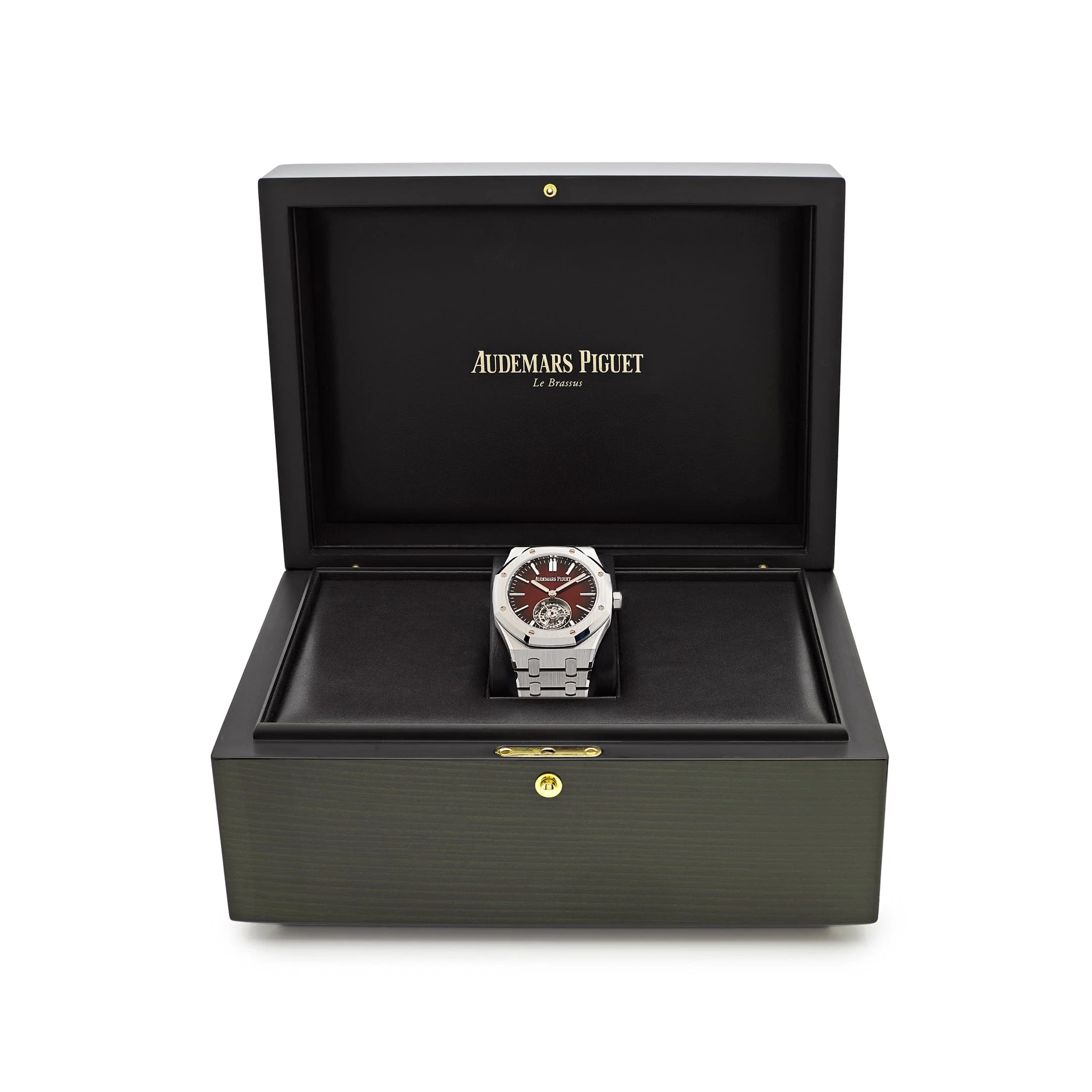 Royal Oak Flying Tourbillon Burgundy Dial Stainless Steel 9 Royal Oak Flying Tourbillon Burgundy Dial Stainless Steel - Image 9