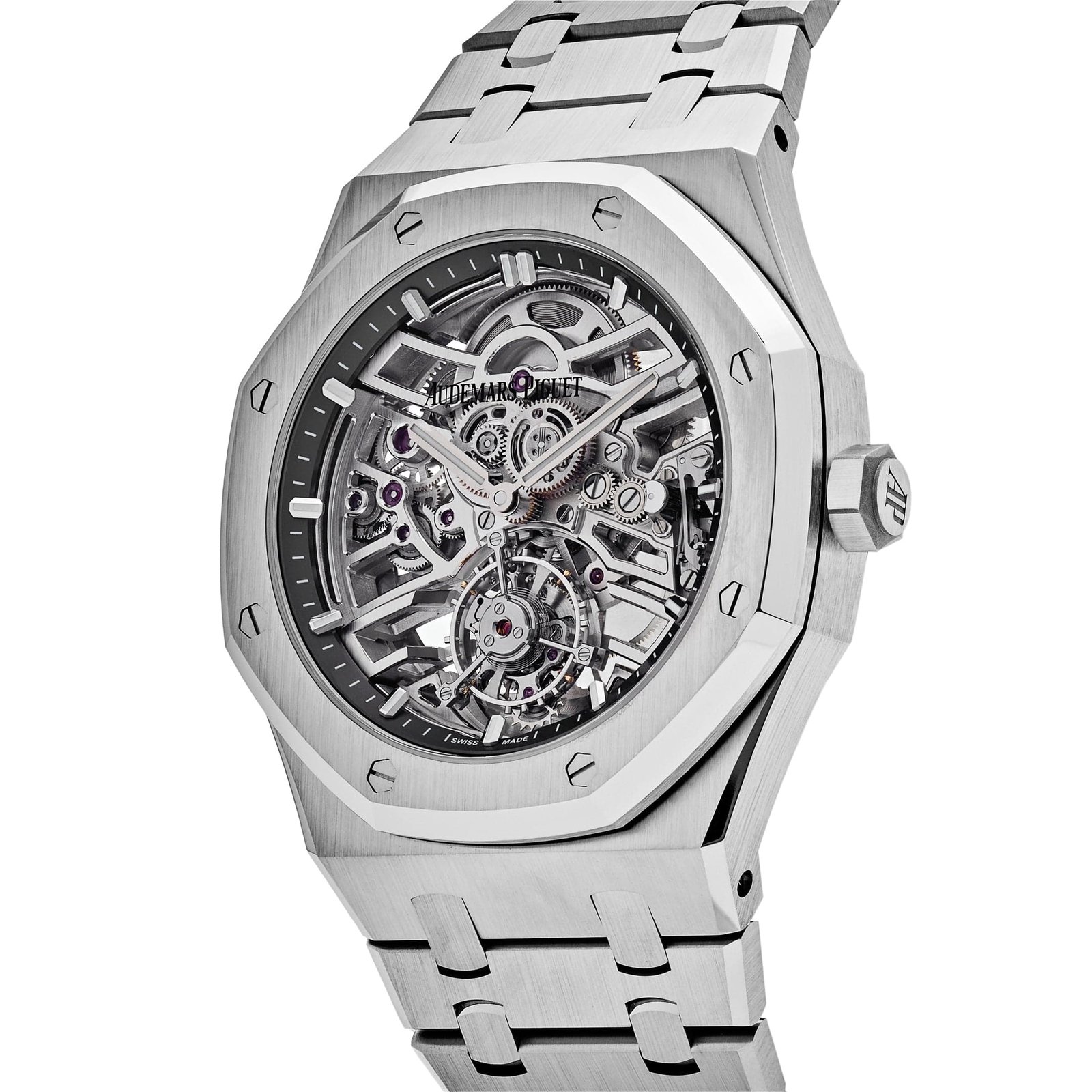 Royal Oak Flying Tourbillon Stainless Steel Openworked 4 Royal Oak Flying Tourbillon Stainless Steel Openworked - Image 4