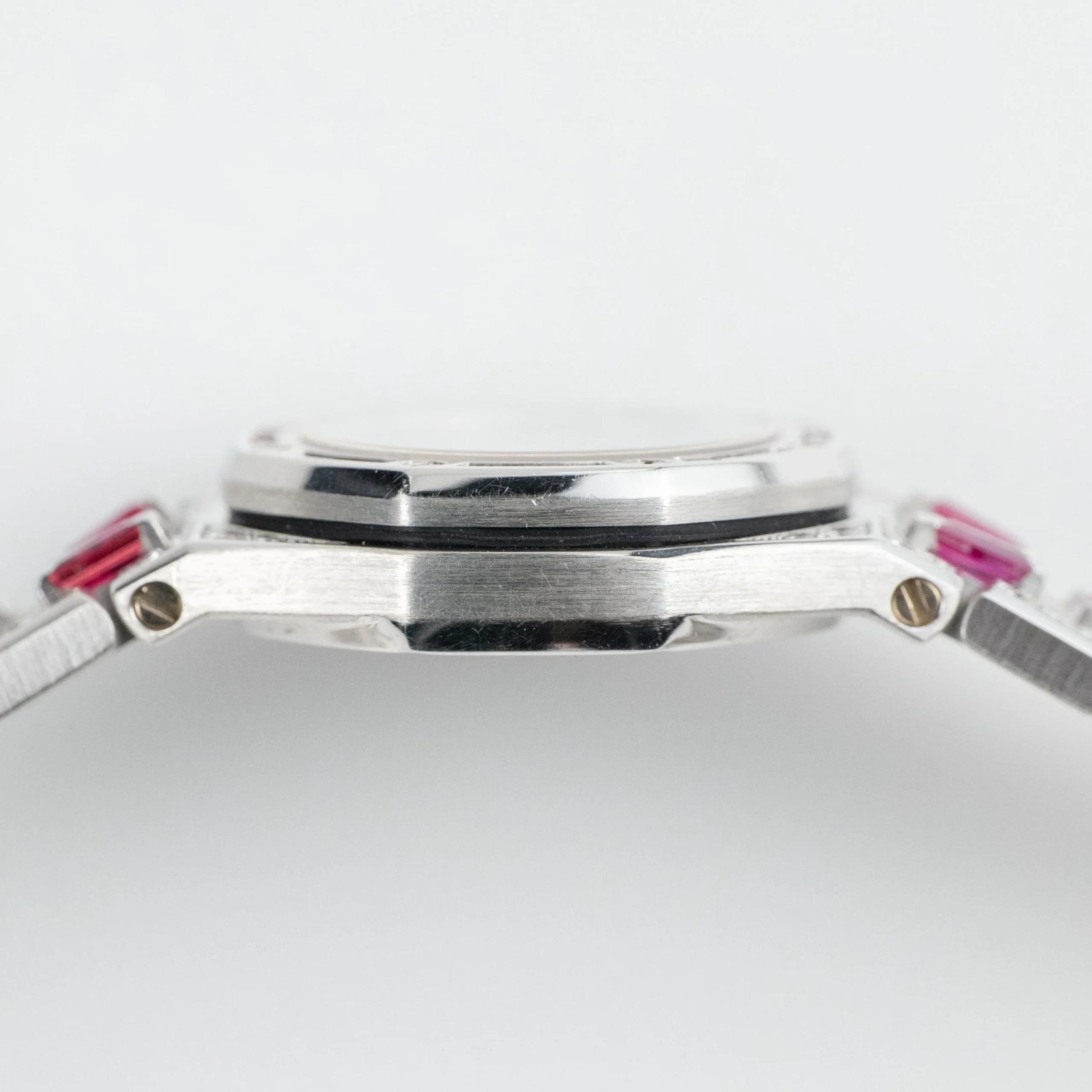 Royal Oak Ladies Vintage White Gold Diamond & Ruby Quartz (1997) 5 Royal Oak Ladies Vintage White Gold Diamond & Ruby Quartz (1997) - Image 5