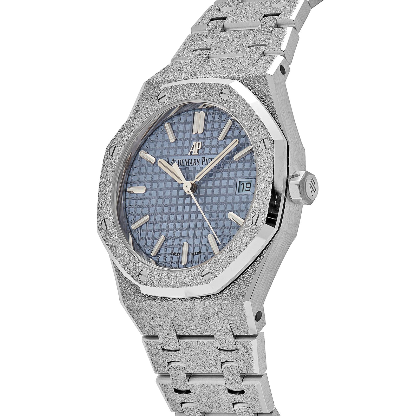 Royal Oak Ladies Selfwinding Frosted White Gold Blue Dial 4 Royal Oak Ladies Selfwinding Frosted White Gold Blue Dial - Image 4