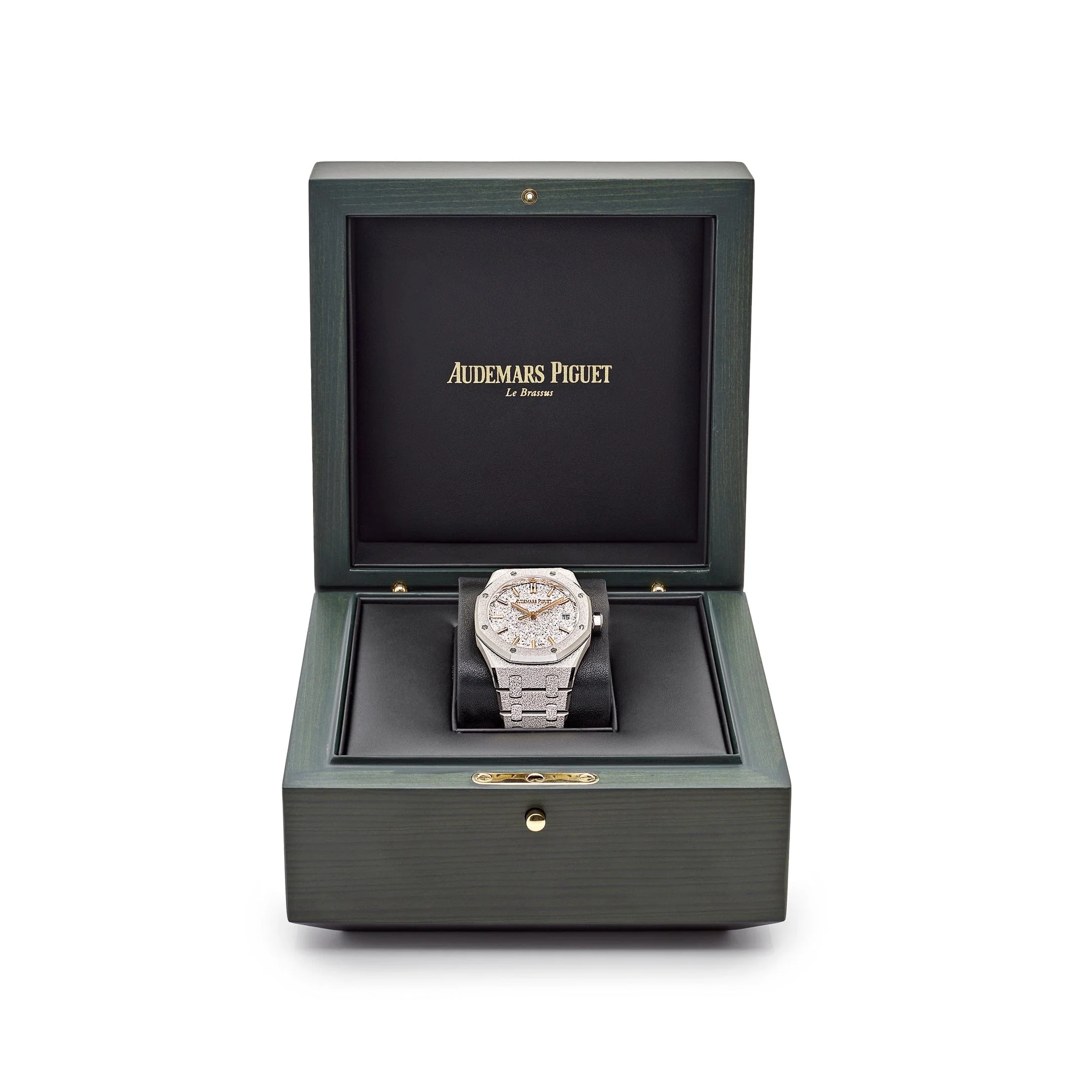 Royal Oak Frosted White Gold Crystal Sand Dial (2025) 7 Royal Oak Frosted White Gold Crystal Sand Dial (2025) - Image 7