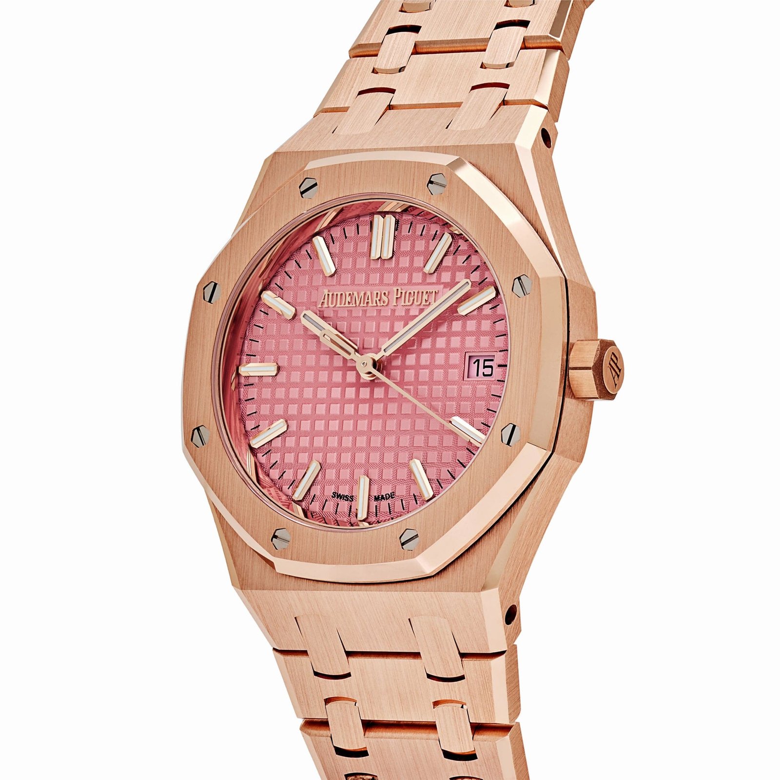Royal Oak 'Ladies' Rose Gold Pink Dial (2025) 3 Royal Oak 'Ladies' Rose Gold Pink Dial (2025) - Image 3