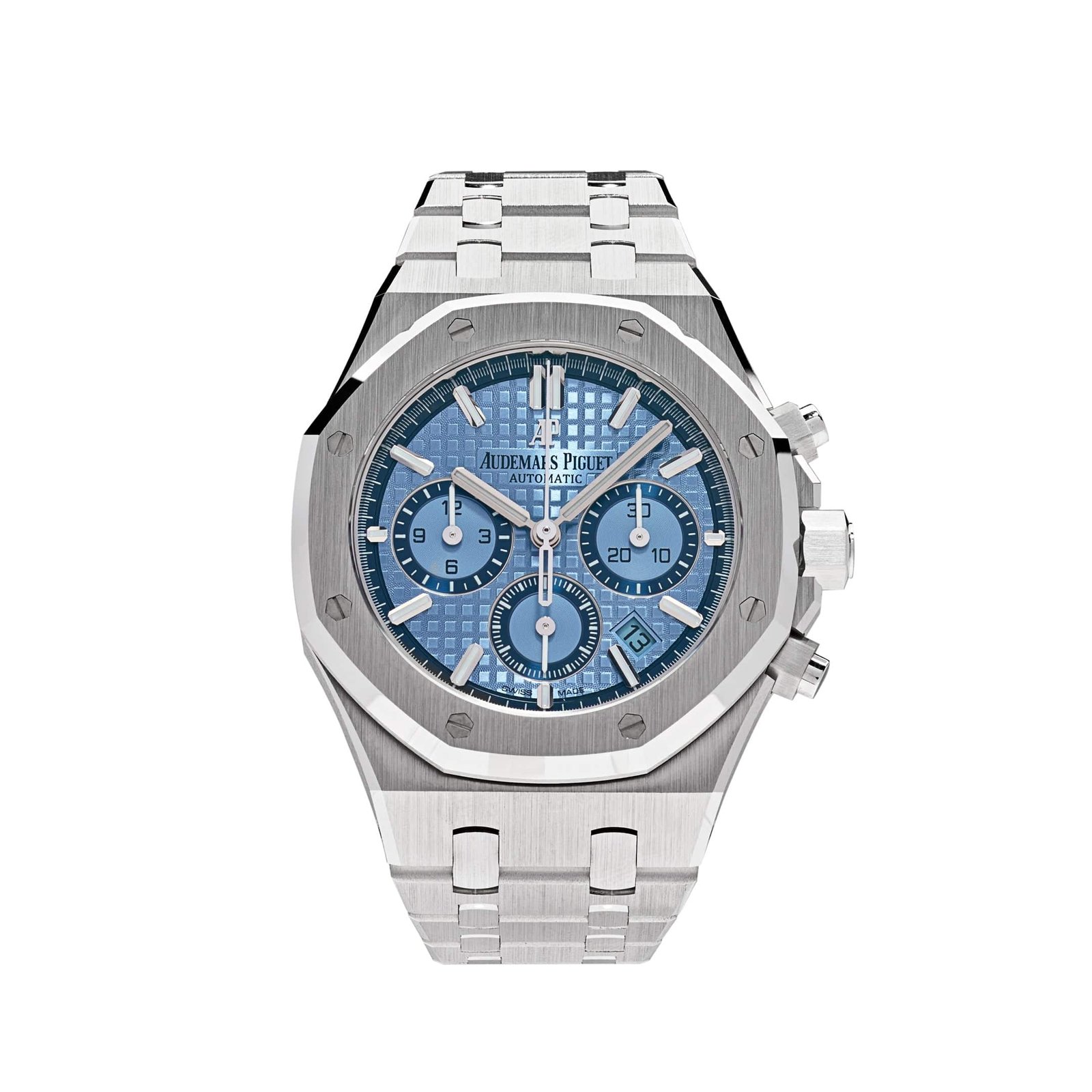 Royal Oak Chronograph White Gold Light Blue Dial Limited Edition