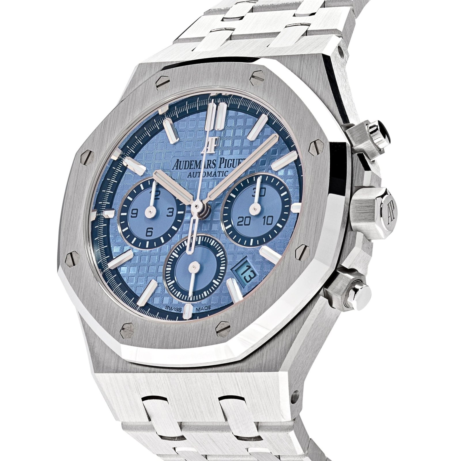 Royal Oak Chronograph White Gold Light Blue Dial Limited Edition 2 Royal Oak Chronograph White Gold Light Blue Dial Limited Edition - Image 2