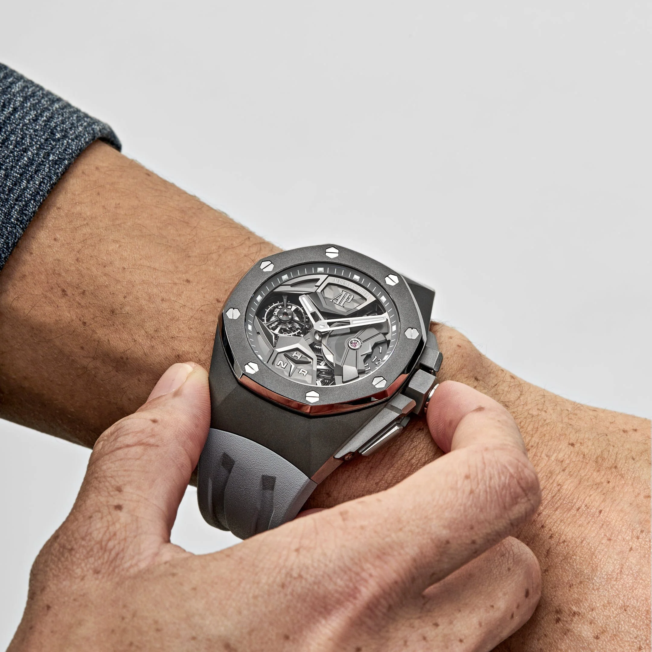 Royal Oak Concept Flying Tourbillon GMT Titanium Limited Edition of 30 2 Royal Oak Concept Flying Tourbillon GMT Titanium Limited Edition of 30 - Image 2