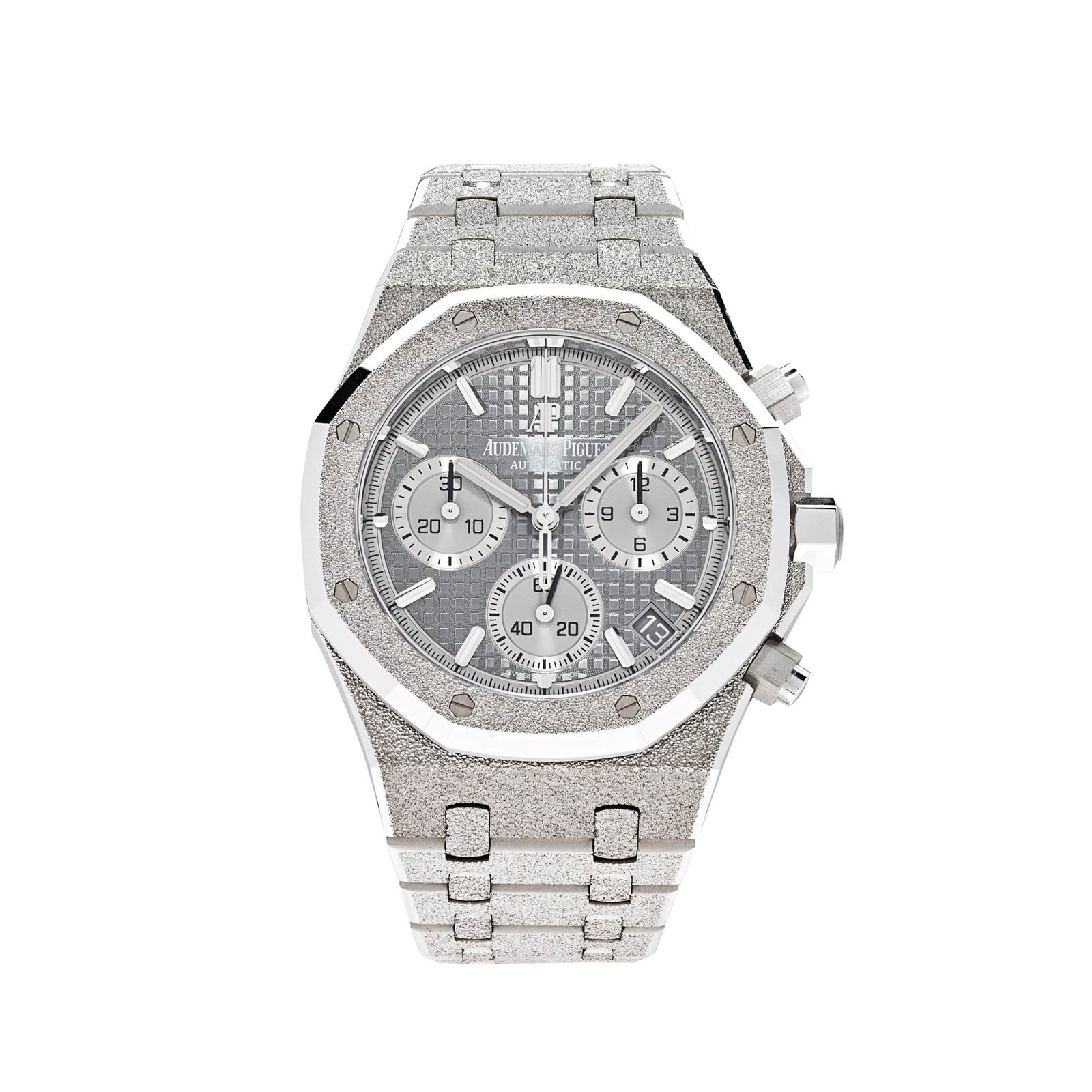 Royal Oak Chronograph Frosted White Gold Limited Edition