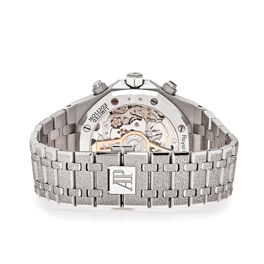 Royal Oak Chronograph Frosted White Gold Limited Edition 4 Royal Oak Chronograph Frosted White Gold Limited Edition - Image 4