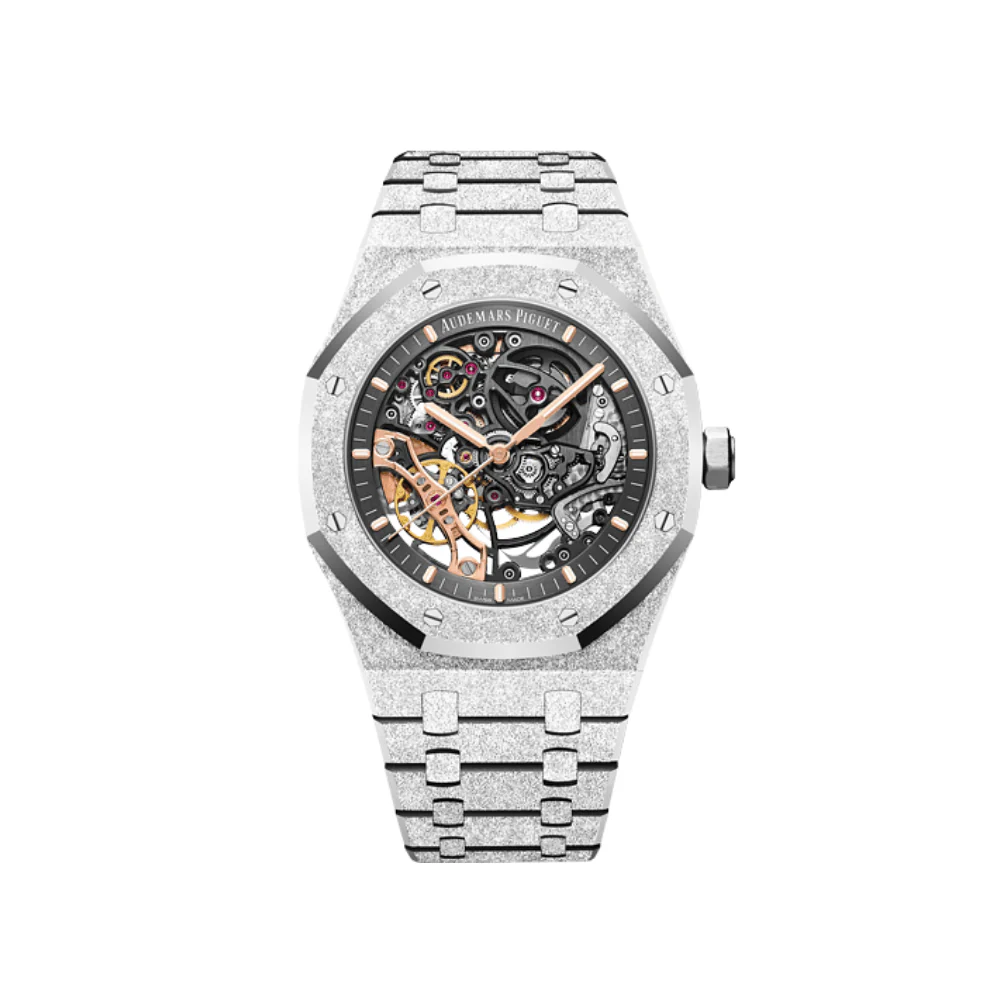 Royal Oak Double Balance Wheel Frosted Gold
