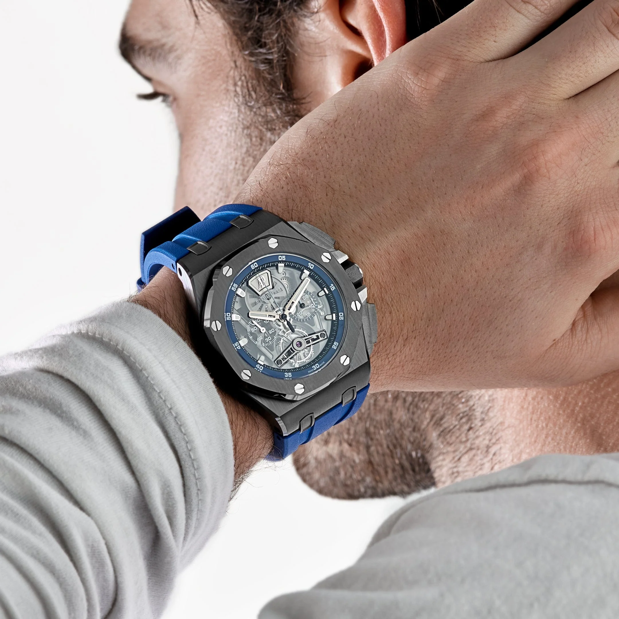 Royal Oak Offshore Tourbillon Chronograph Black Ceramic Openworked Limited Edition (2019) 2 Royal Oak Offshore Tourbillon Chronograph Black Ceramic Openworked Limited Edition (2019) - Image 2