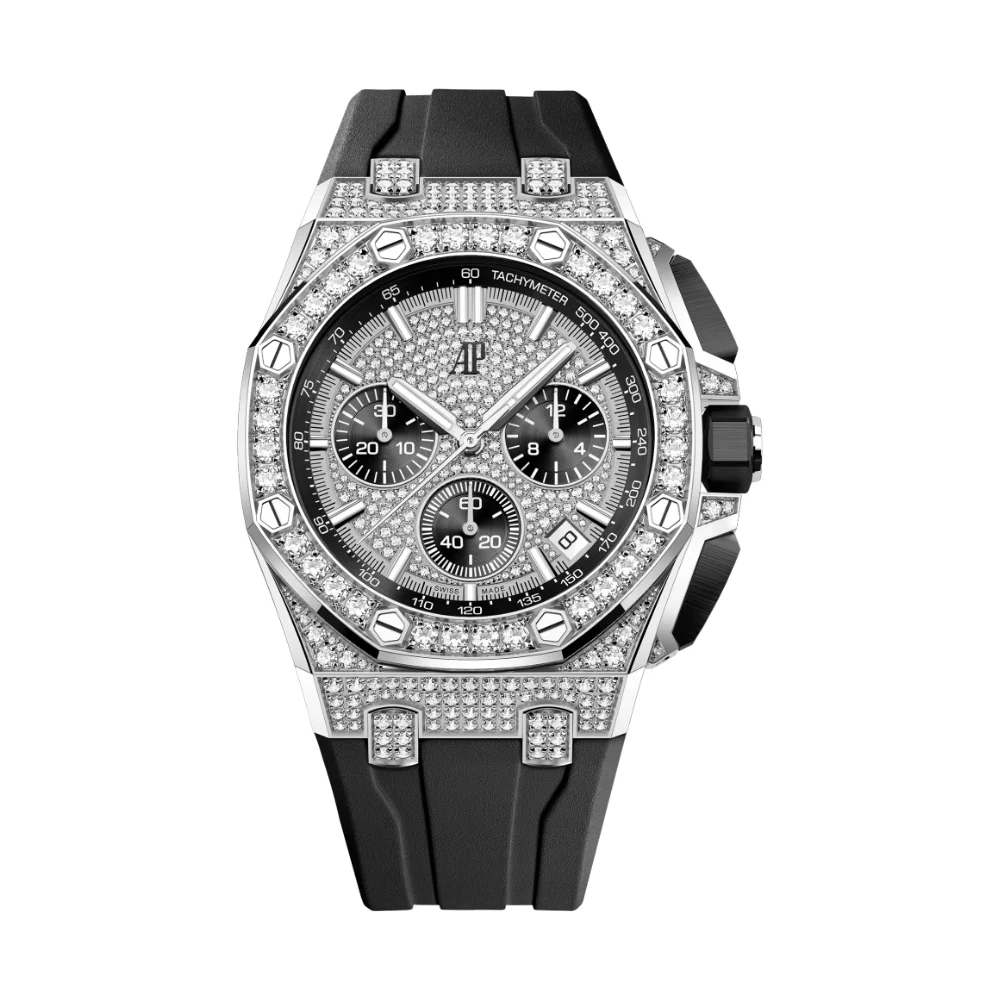 Royal Oak Offshore Chronograph White Gold Diamond Case & Bezel