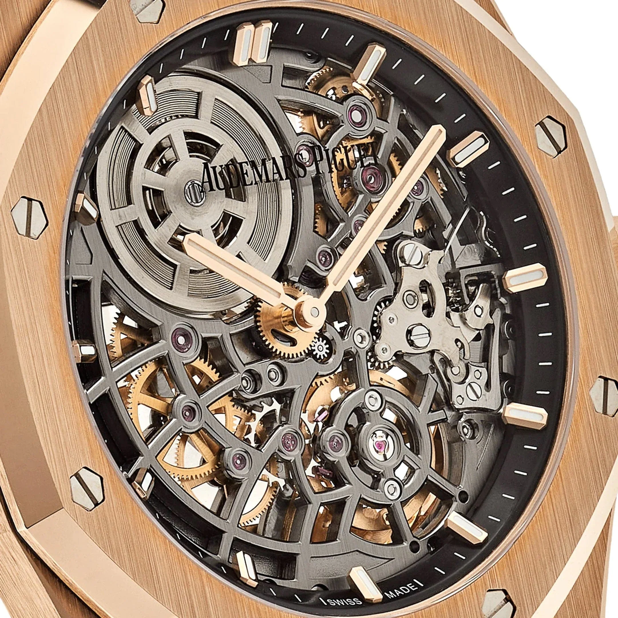 Royal Oak Openworked 'Jumbo' Extra-Thin Rose Gold 6 Royal Oak Openworked 'Jumbo' Extra-Thin Rose Gold - Image 6