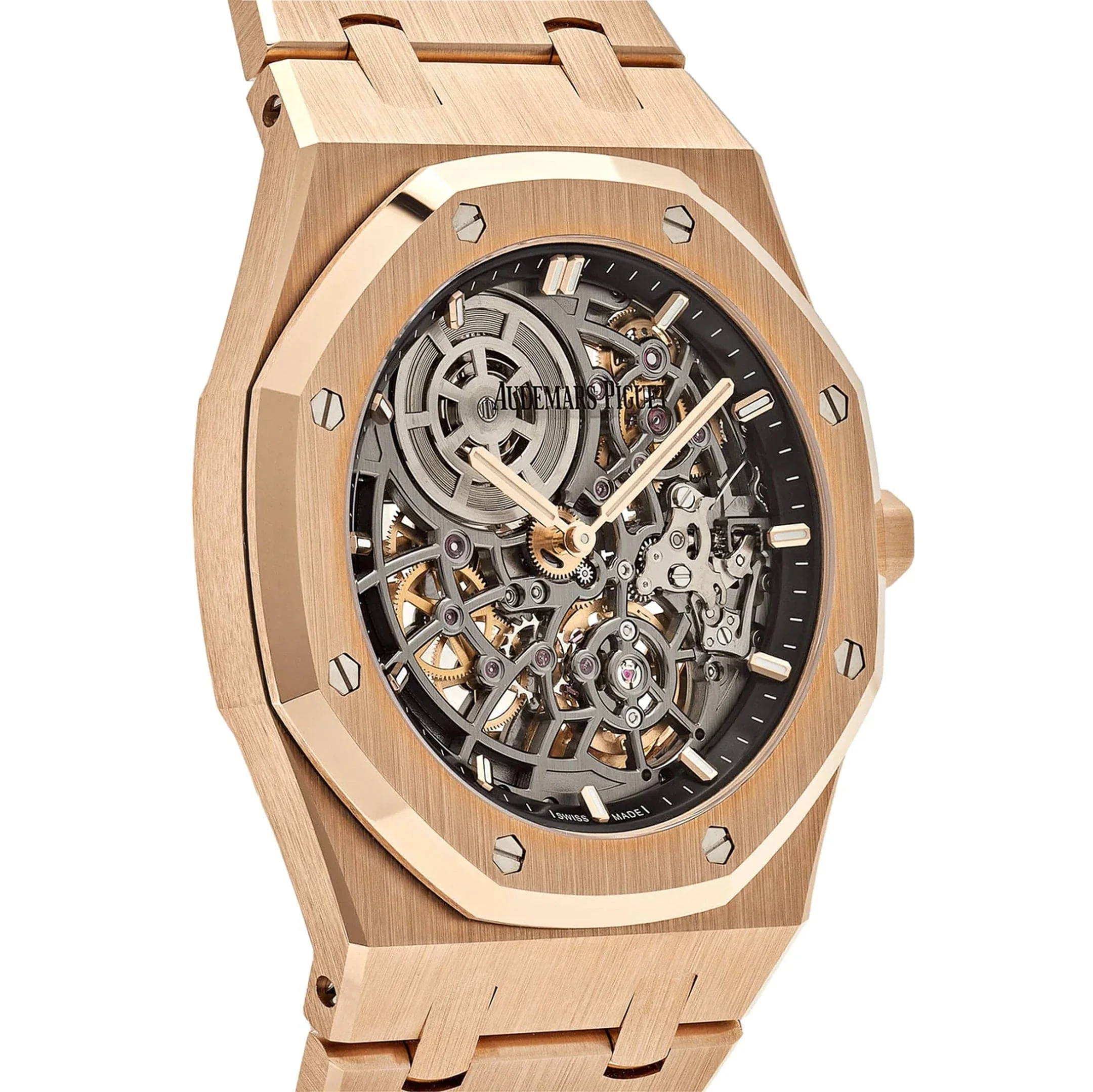 Royal Oak Openworked 'Jumbo' Extra-Thin Rose Gold 7 Royal Oak Openworked 'Jumbo' Extra-Thin Rose Gold - Image 7