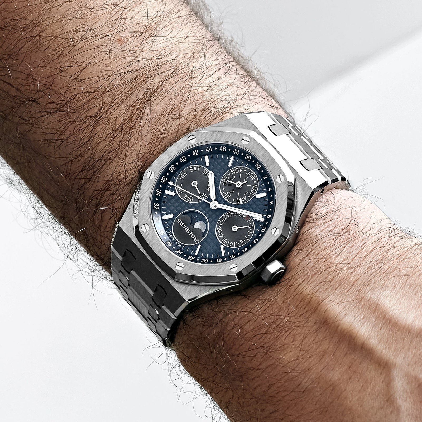 Royal Oak Perpetual Calendar Titanium Blue Dial 2 Royal Oak Perpetual Calendar Titanium Blue Dial - Image 2