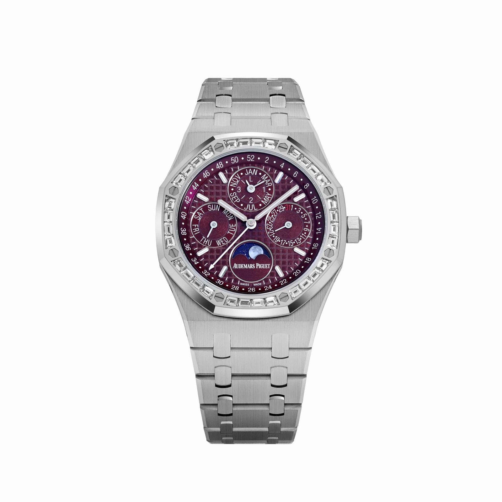 Royal Oak Perpetual Calendar “Qatar Edition” White Gold (2025)